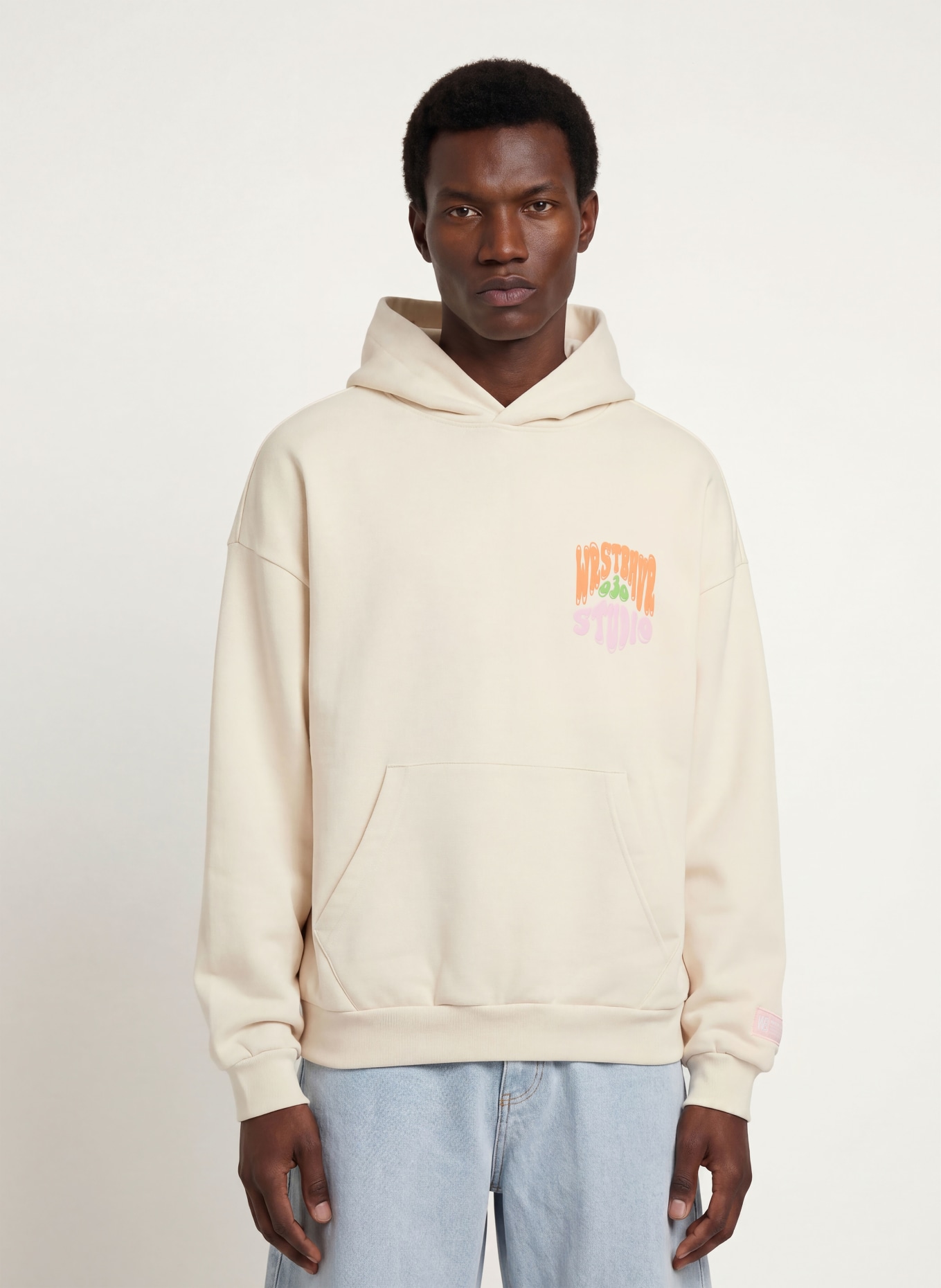 WRSTBHVR FLYNN Hoodie: CREAM