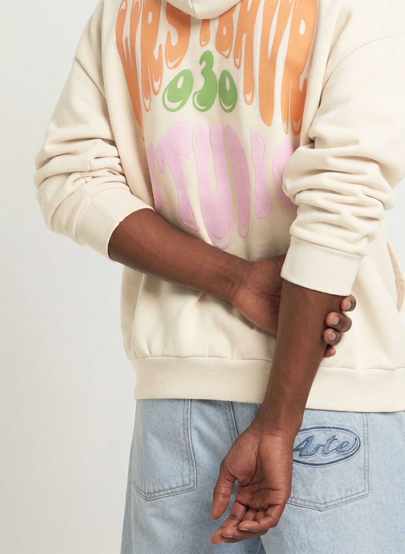 WRSTBHVR FLYNN Hoodie: CREAM