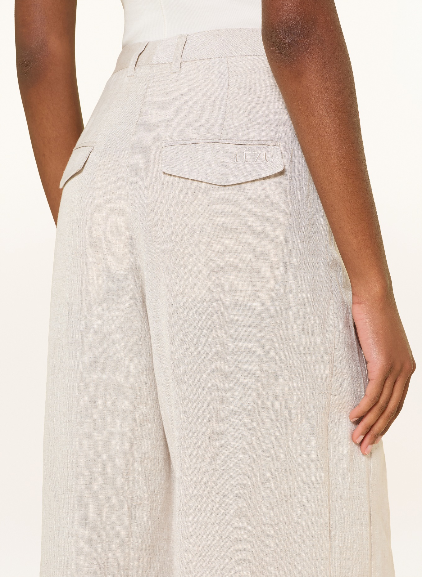 LEZU Marlenehose ADA: HELLGRAU