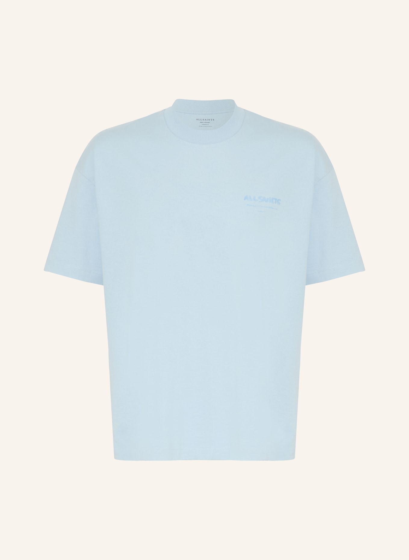 ALLSAINTS T-Shirt XANDER: HELLBLAU