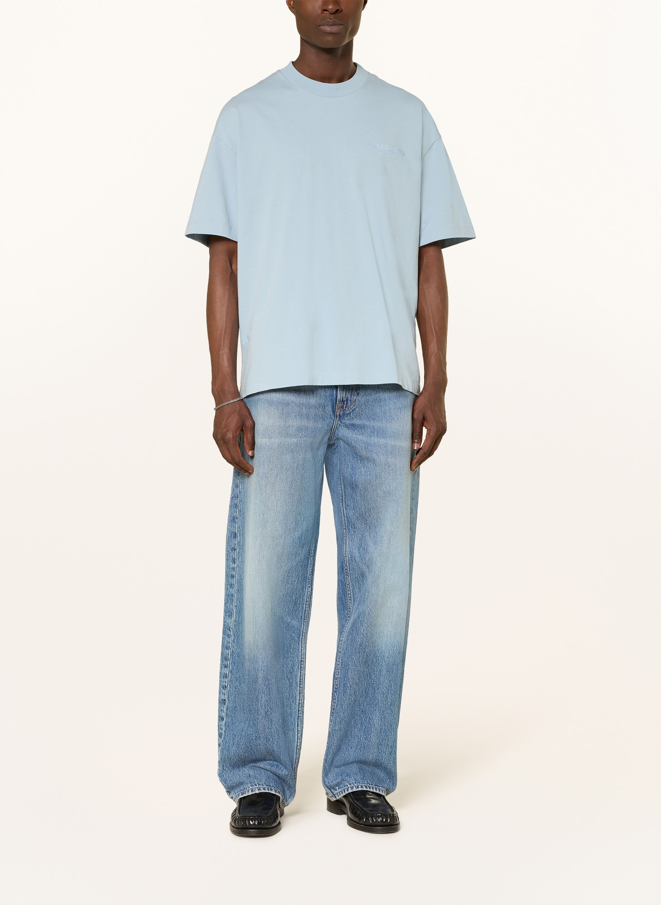 ALLSAINTS T-Shirt XANDER: HELLBLAU