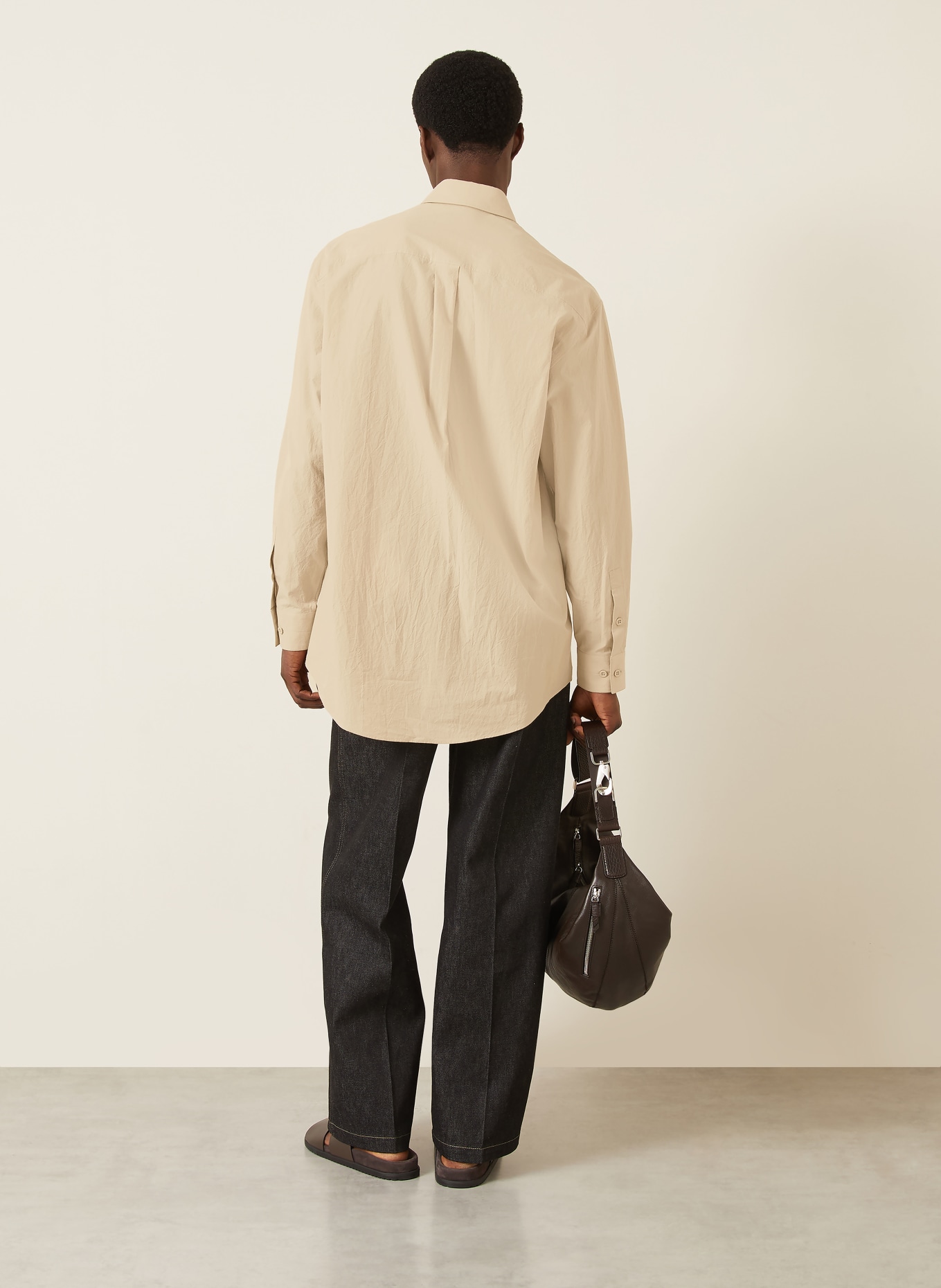 LEMAIRE Košile Comfort Fit: BÉŽOVÁ