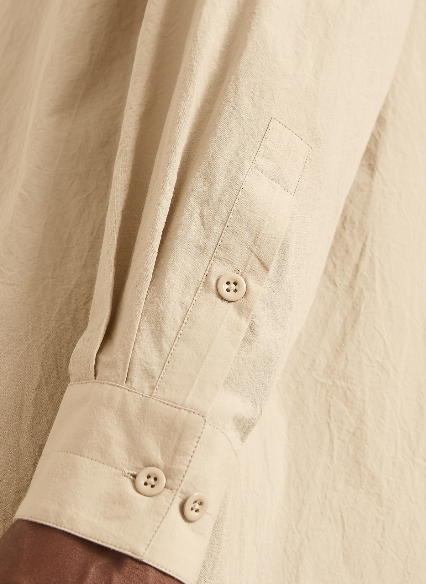 LEMAIRE Košile Comfort Fit: BÉŽOVÁ