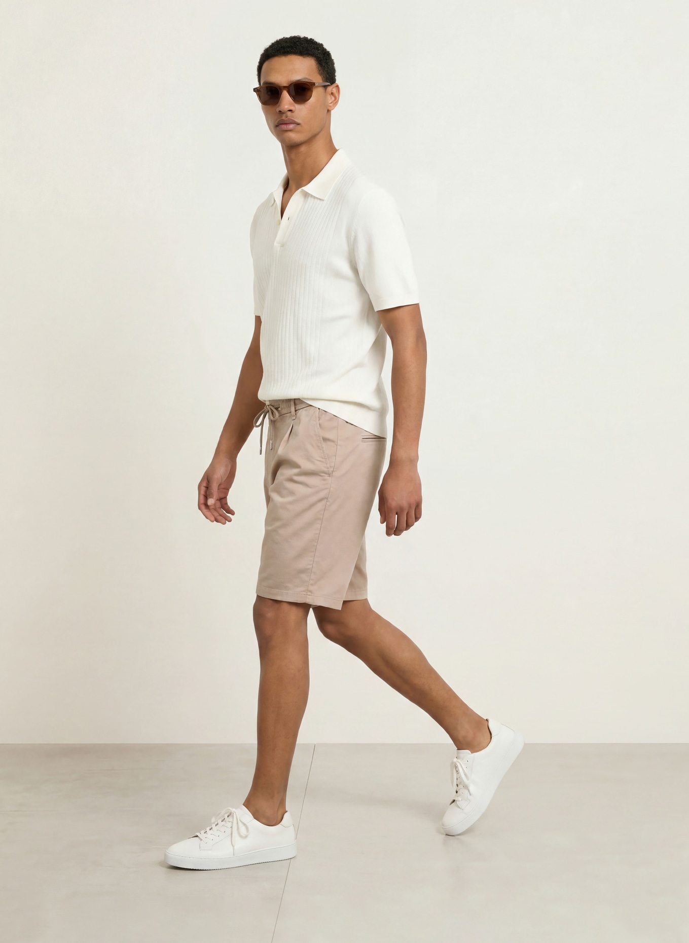 JOOP! JEANS Short RUBY coupe classique: BEIGE