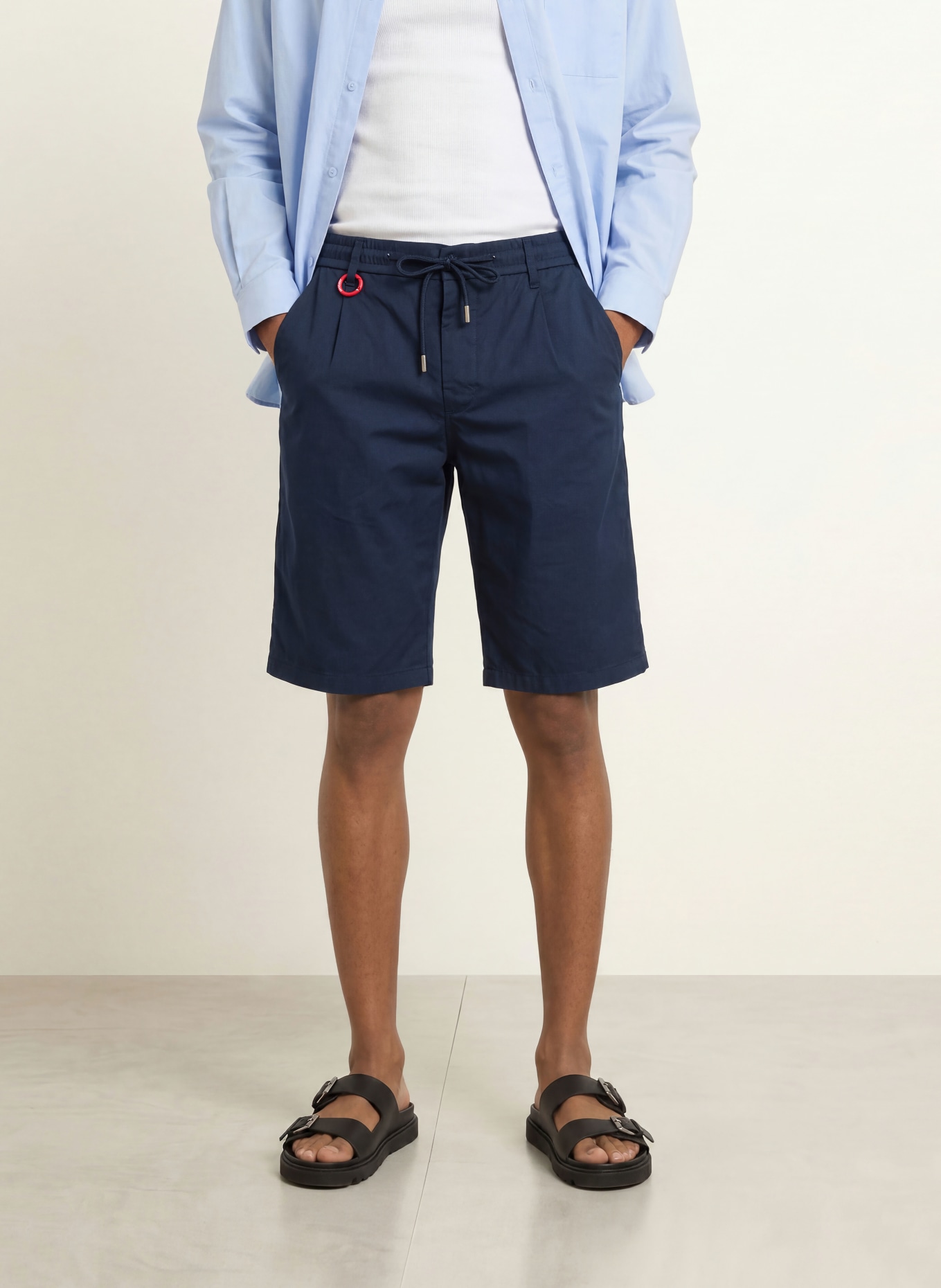 JOOP! JEANS Short RUBY coupe classique: BLEU FONCÉ