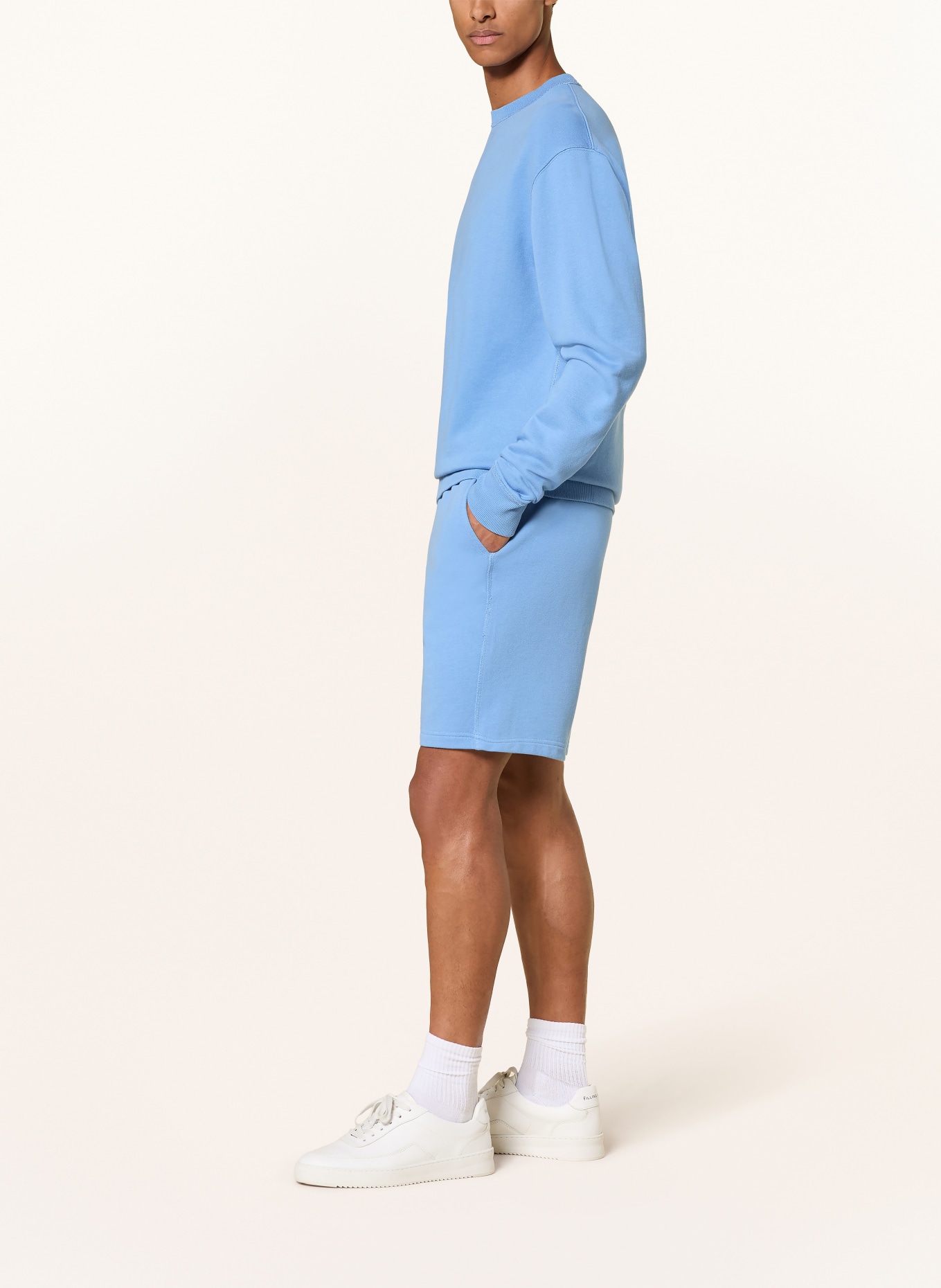 Juvia Sweatshorts RIKO: LICHTBLAUW