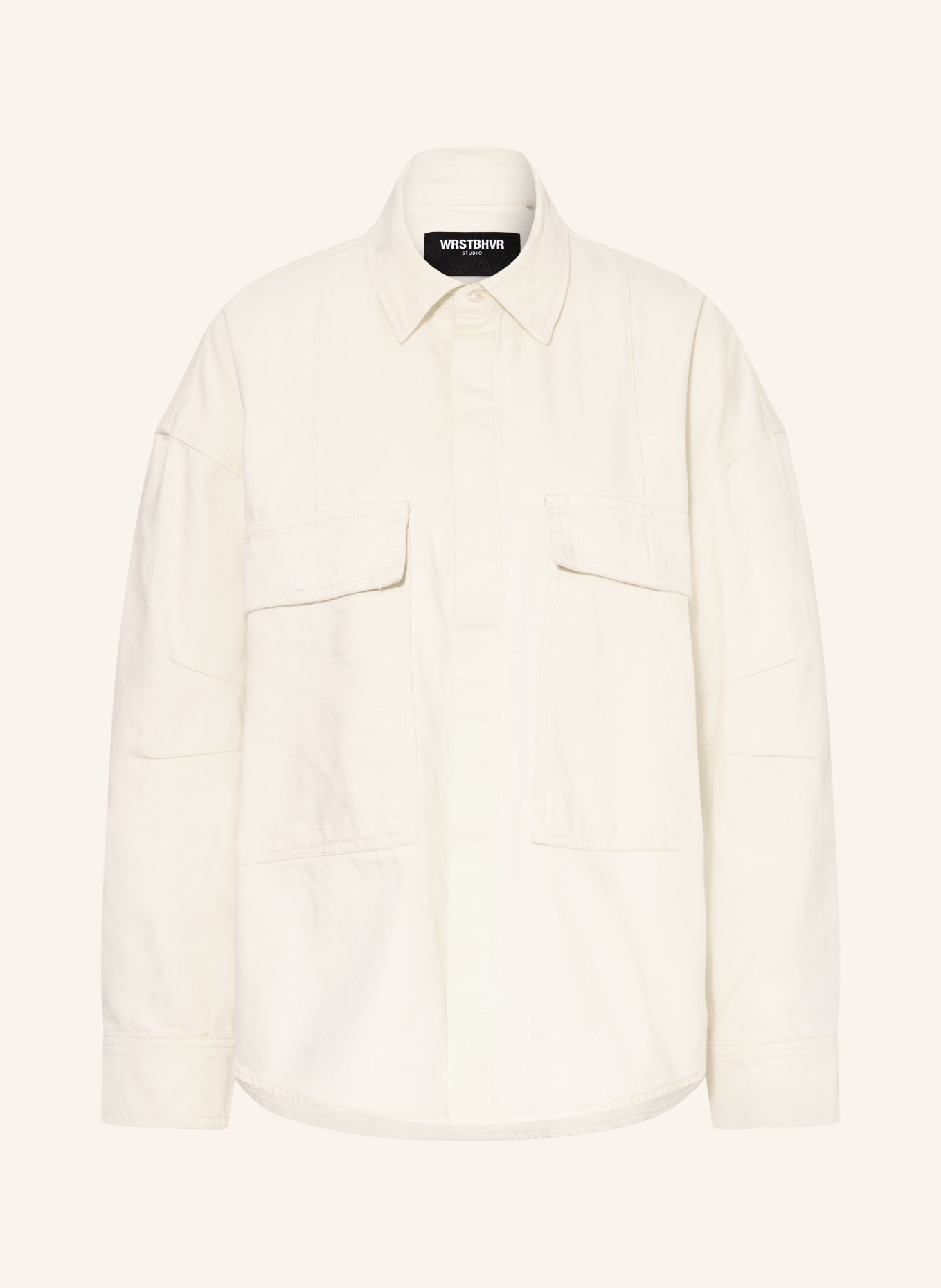 WRSTBHVR Jeansbluse BETS: CREME