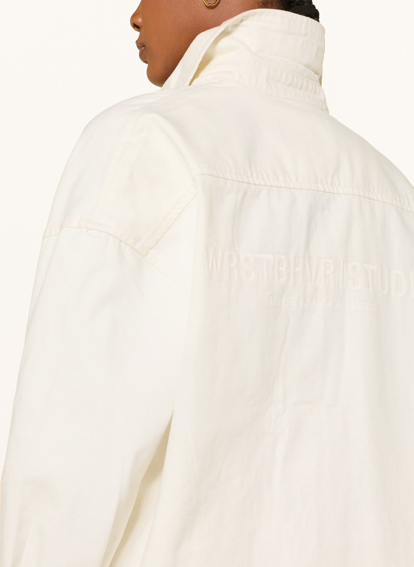 WRSTBHVR Jeansbluse BETS: CREME