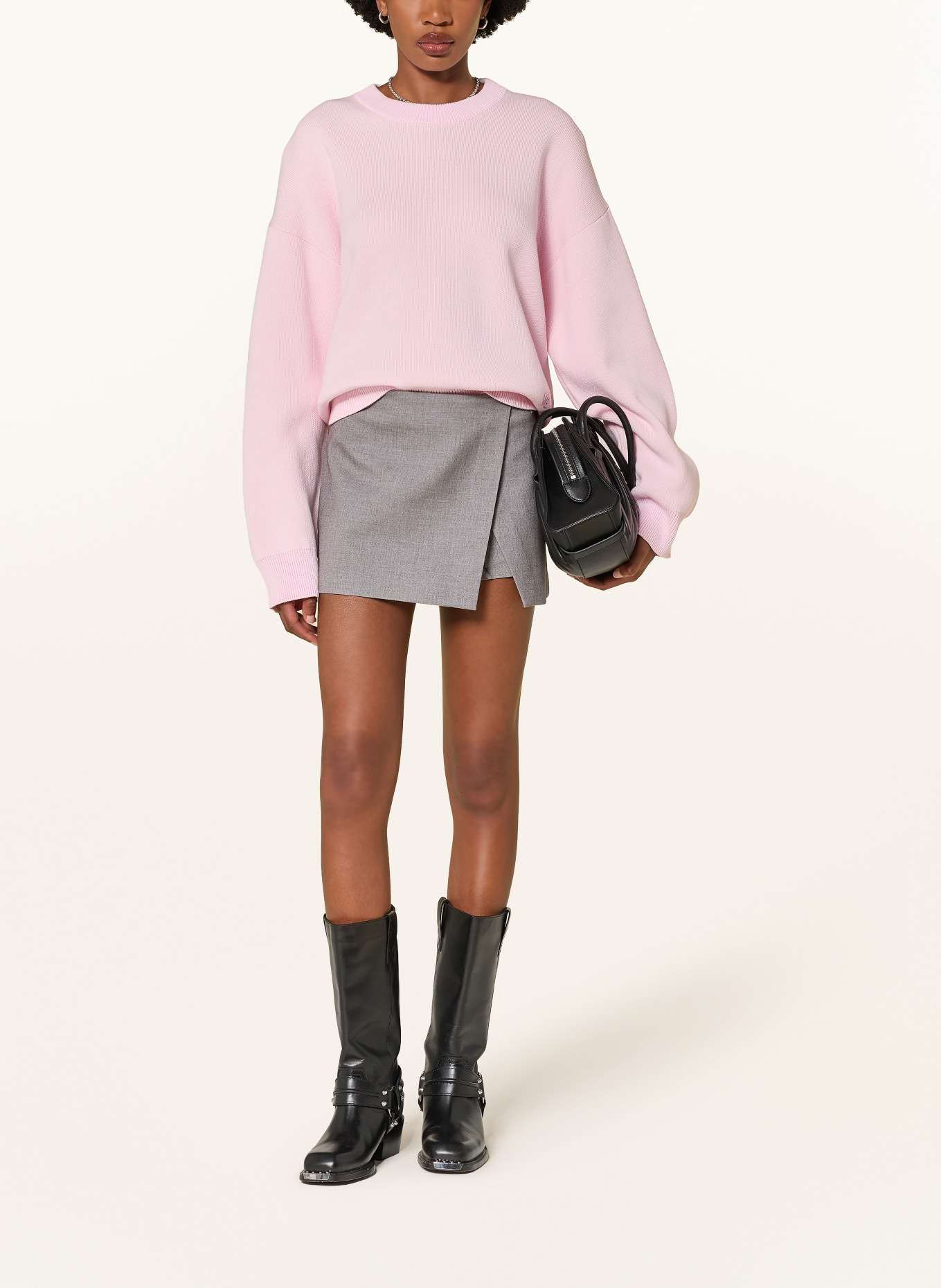 WRSTBHVR Pullover GARM: ROSA / HELLGELB