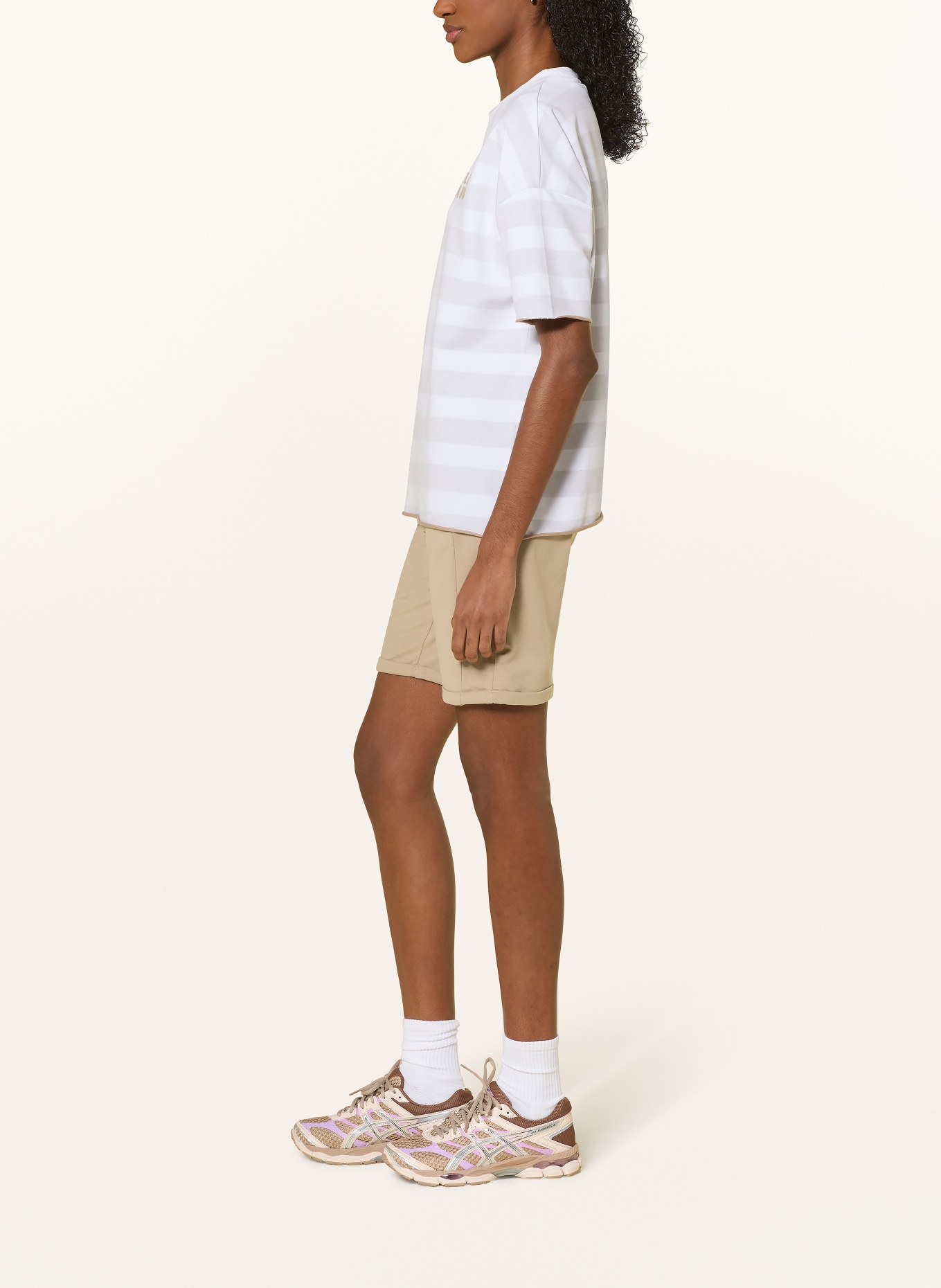 ELBSAND Sweat shorts BRINJANA: CAMEL