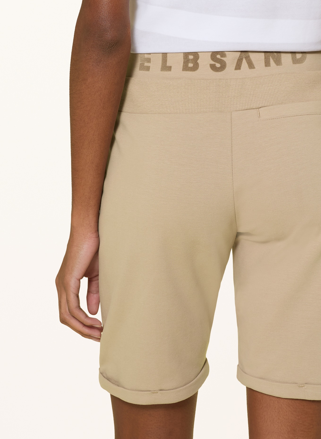 ELBSAND Sweat shorts BRINJANA: CAMEL