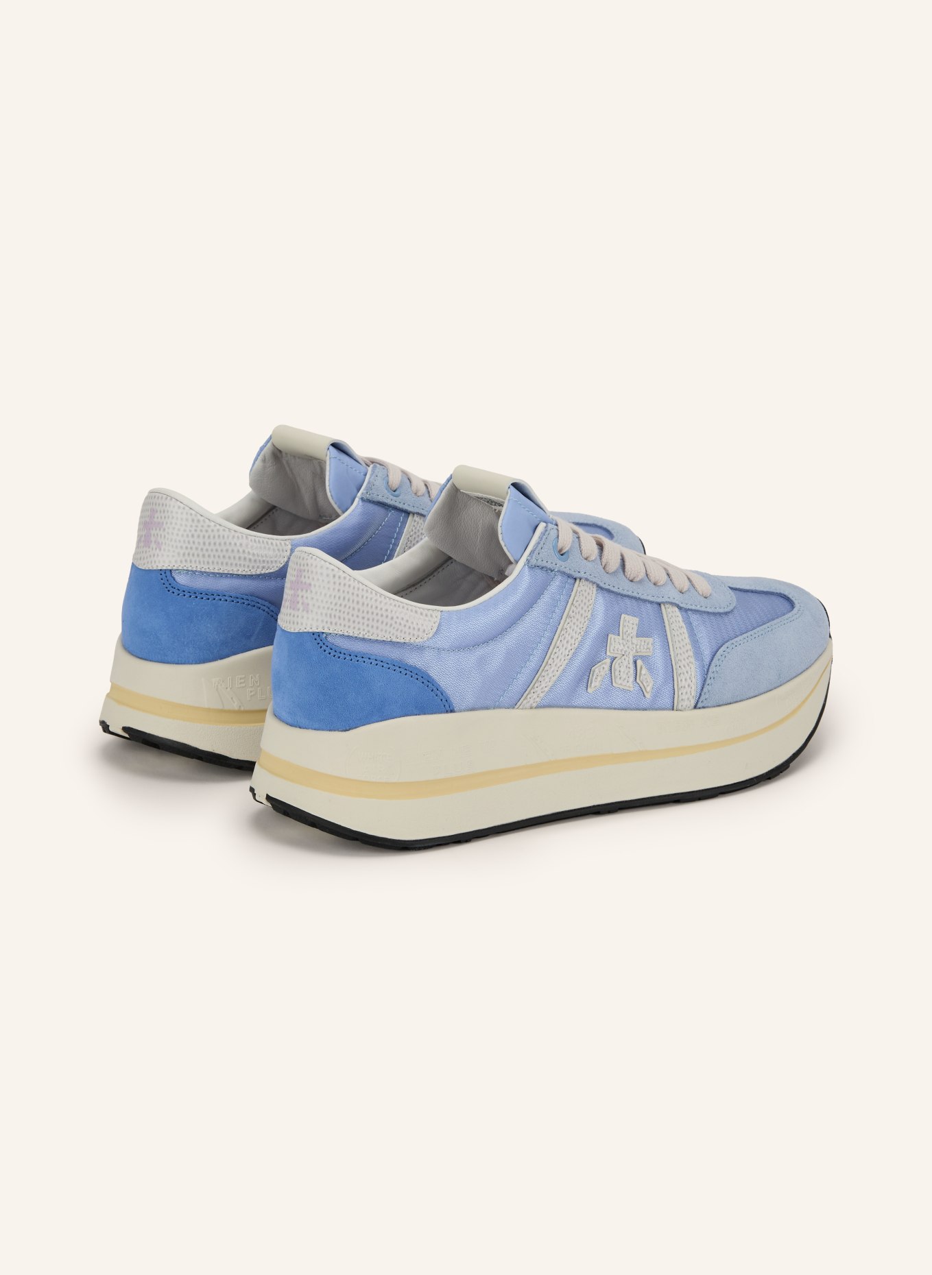 PREMIATA Sneaker  BETHCOIN: LIGHT BLUE / CREAM