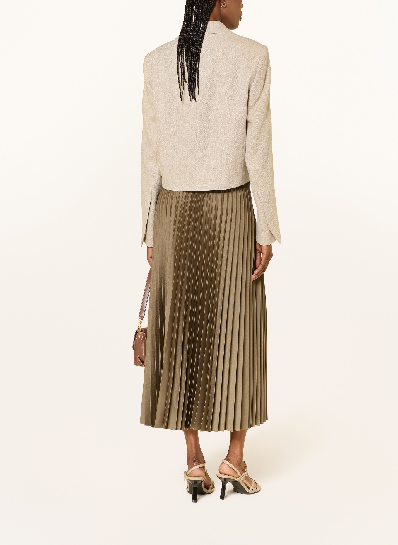REISS Jupe plissée SEREN: VERT