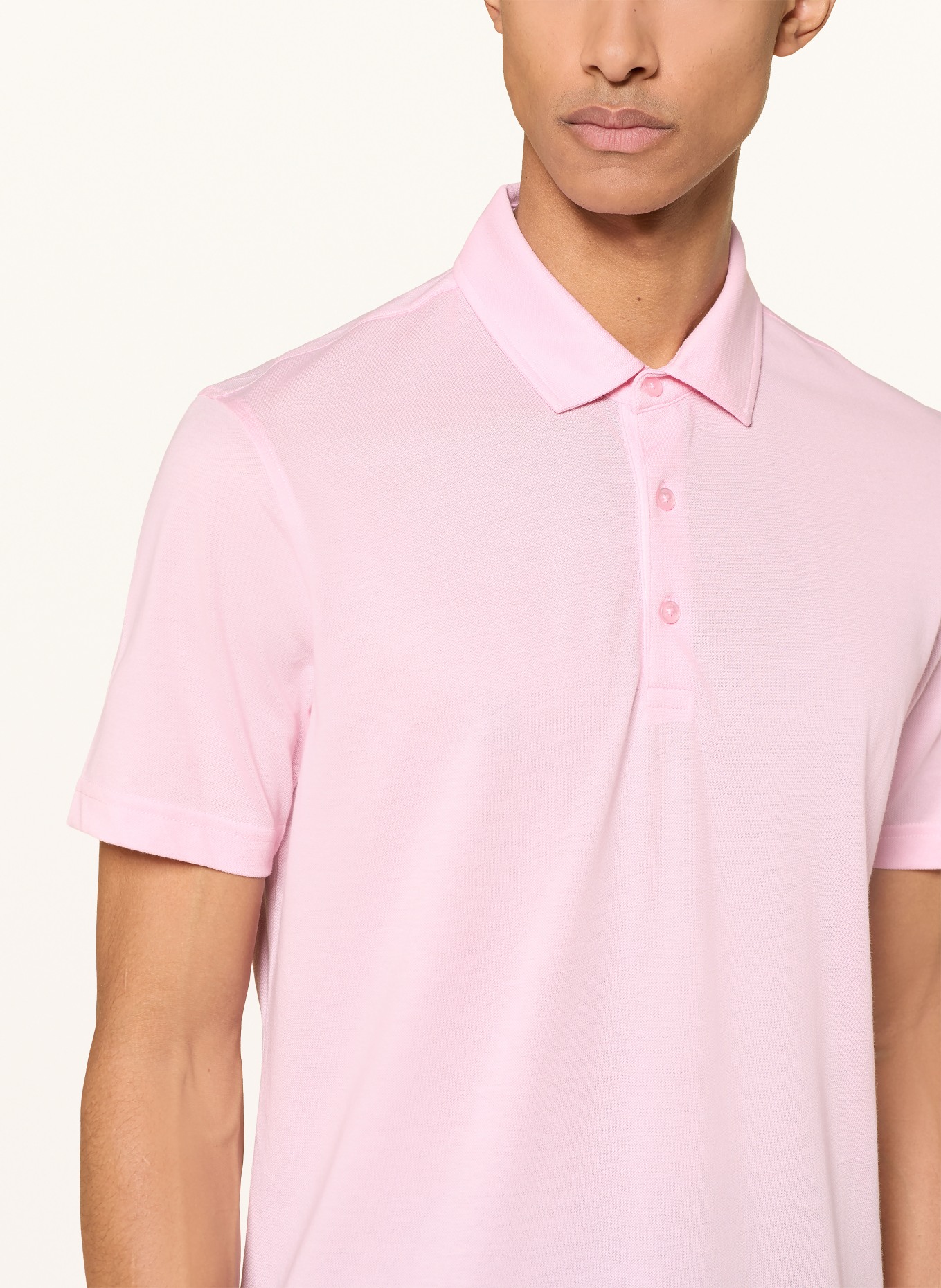 BRAX Piqué polo shirt PEPE: PINK