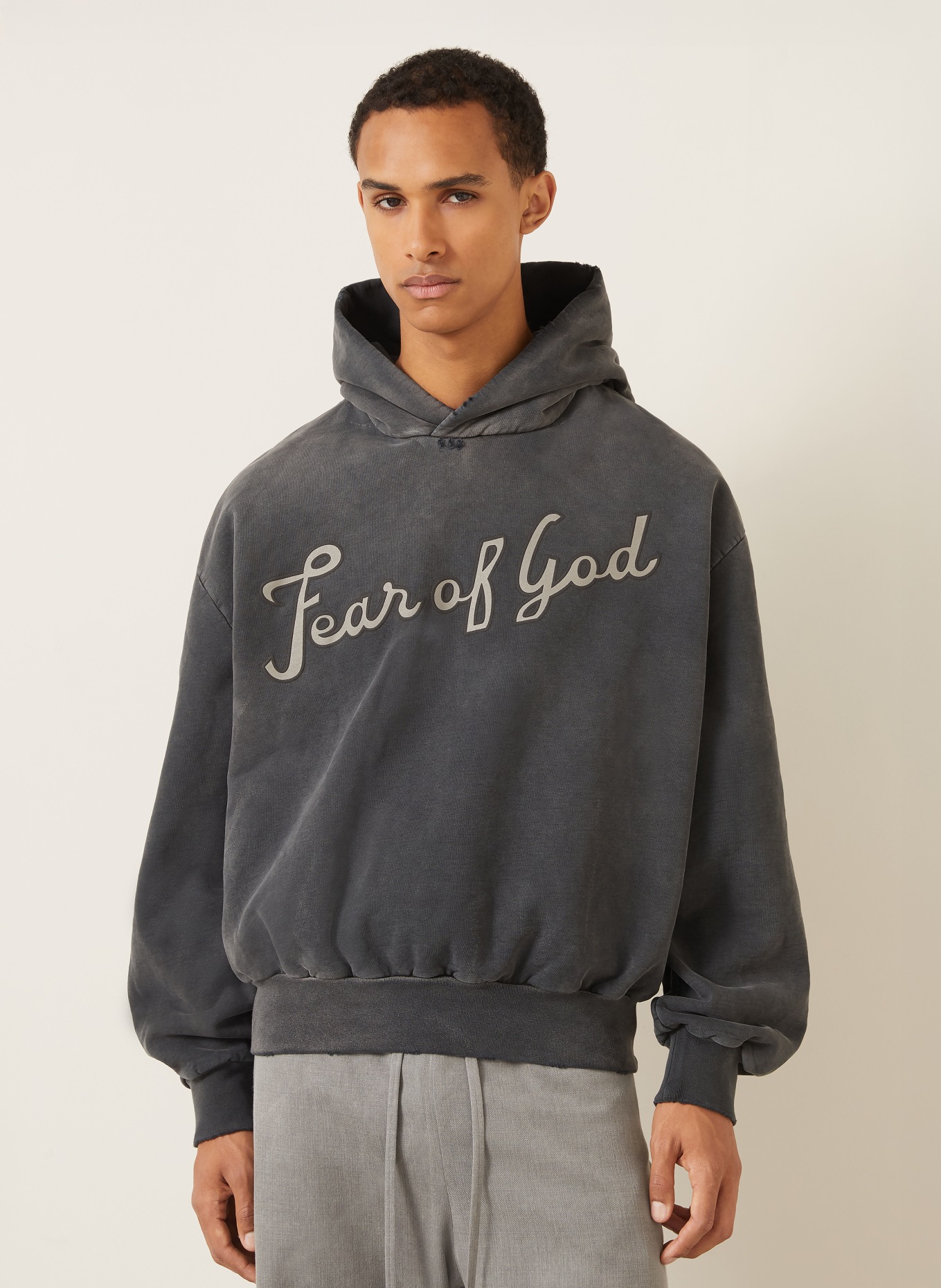 FEAR OF GOD Hoodie: DARK GRAY