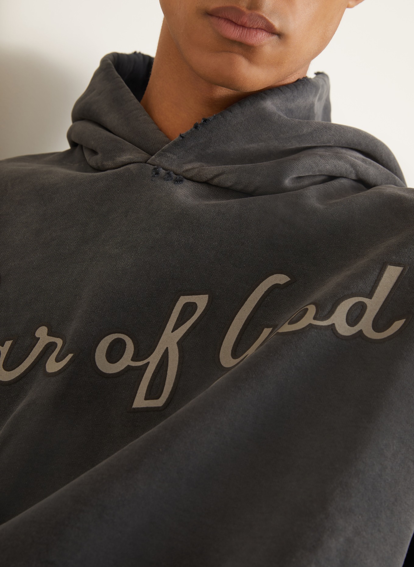 FEAR OF GOD Hoodie: DARK GRAY