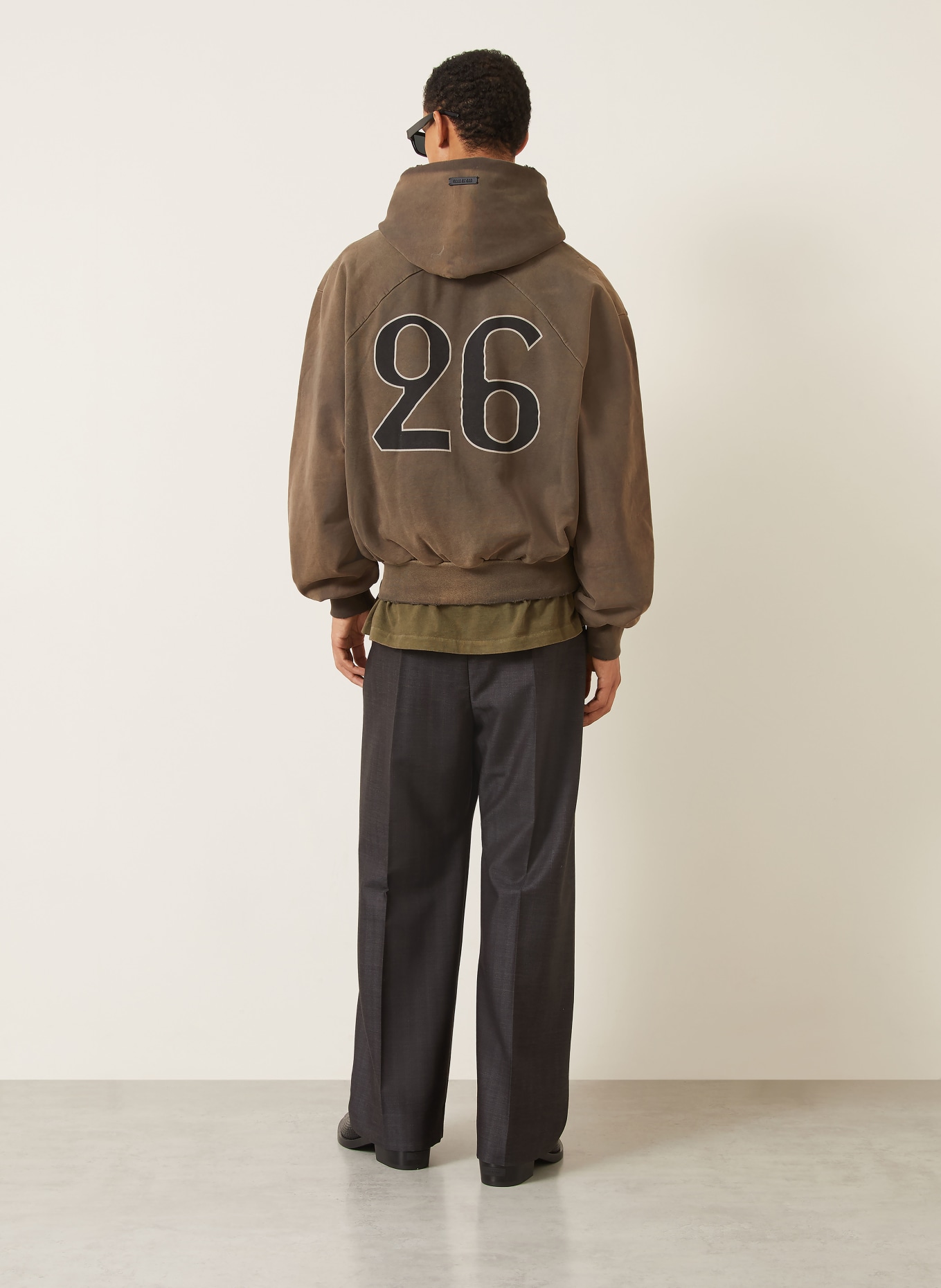 FEAR OF GOD Sweat à capuche: MARRON CLAIR