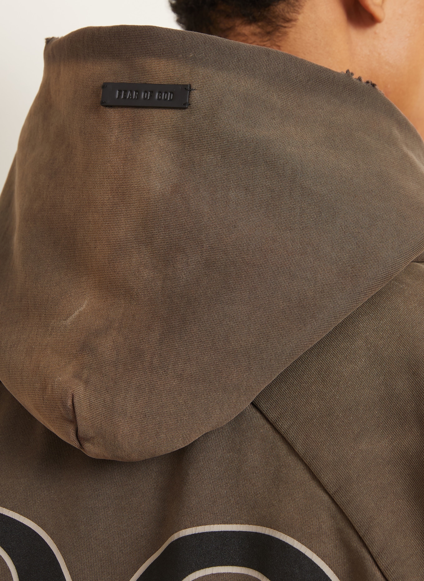 FEAR OF GOD Sweat à capuche: MARRON CLAIR
