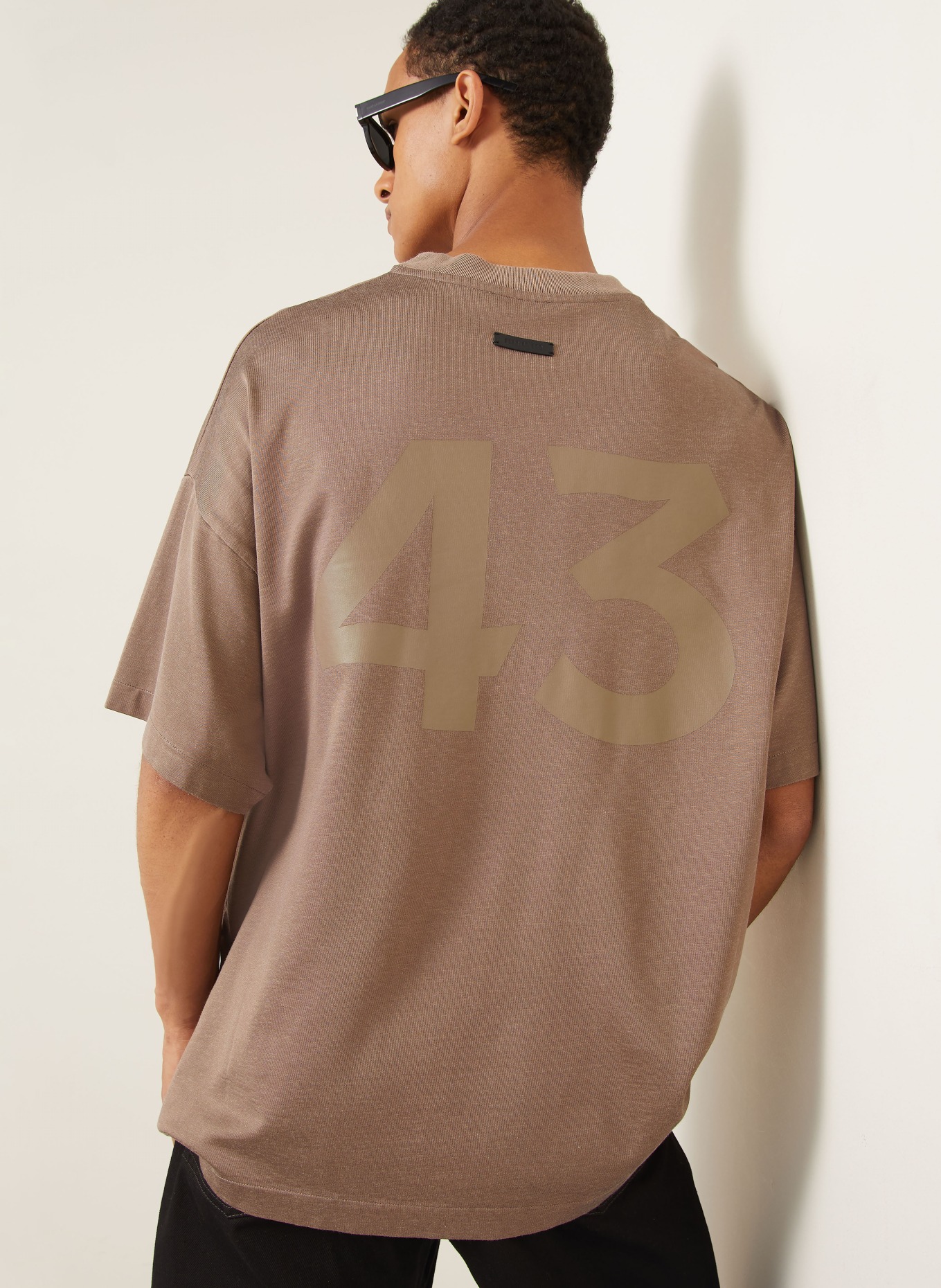 FEAR OF GOD Oversized shirt: BROWN