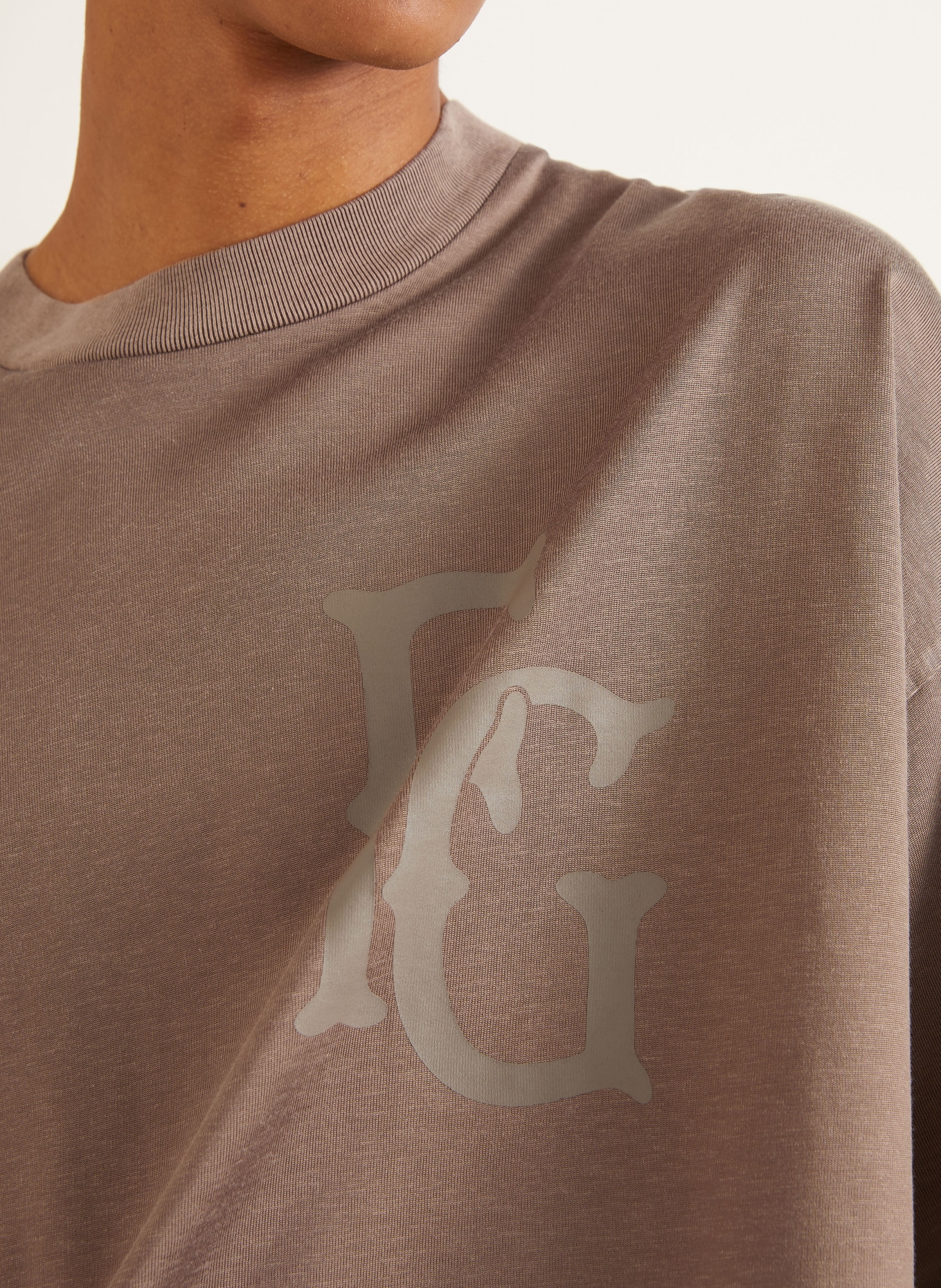 FEAR OF GOD Oversized shirt: BROWN