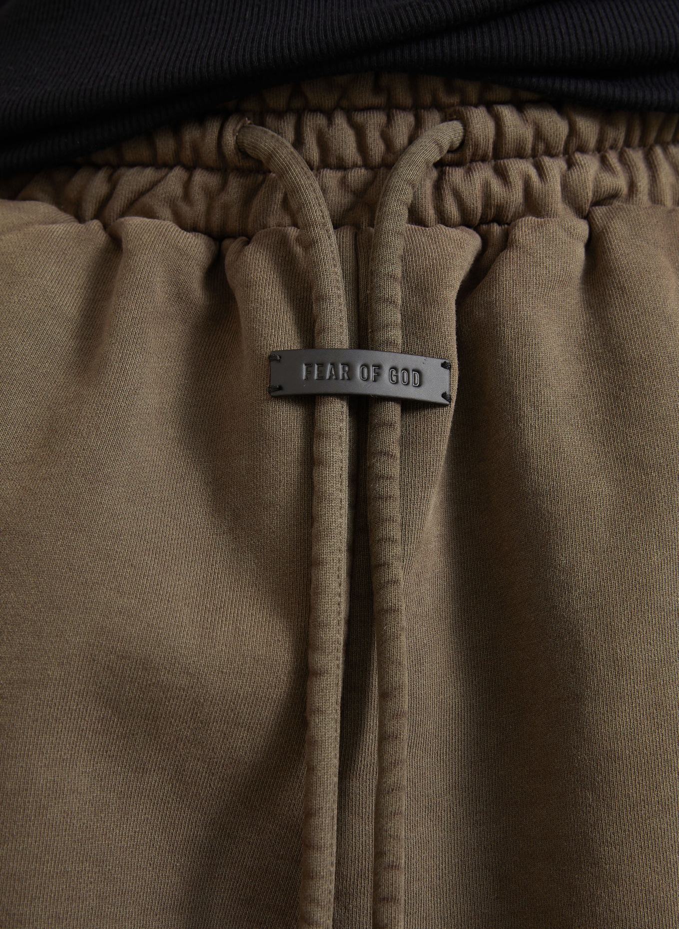 FEAR OF GOD Šortky ze svetru Classic Fit: HNĚDÁ