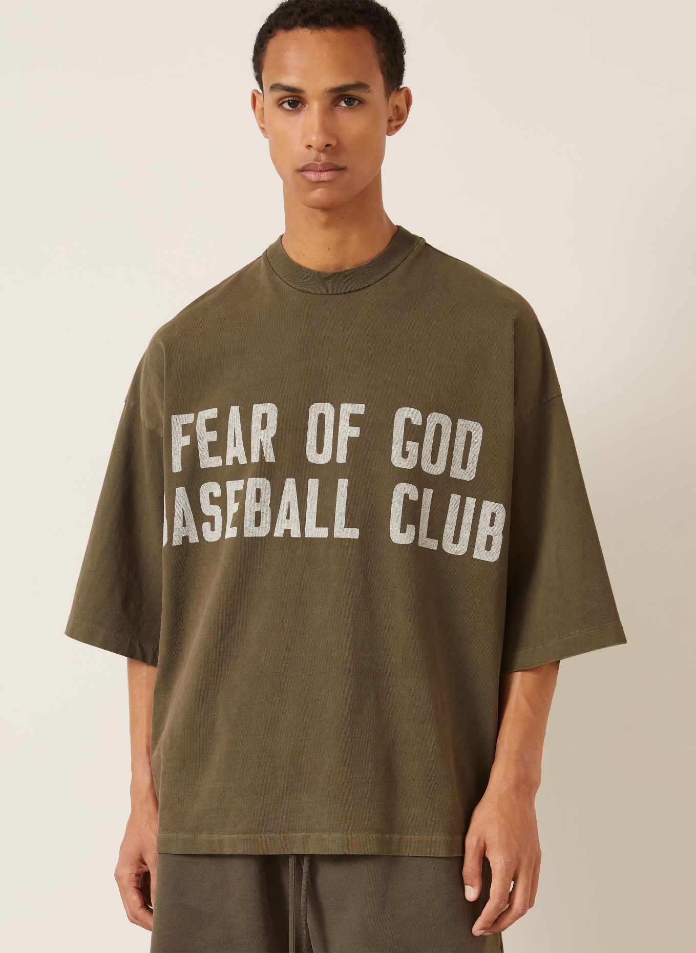 FEAR OF GOD T-Shirt: HELLBRAUN