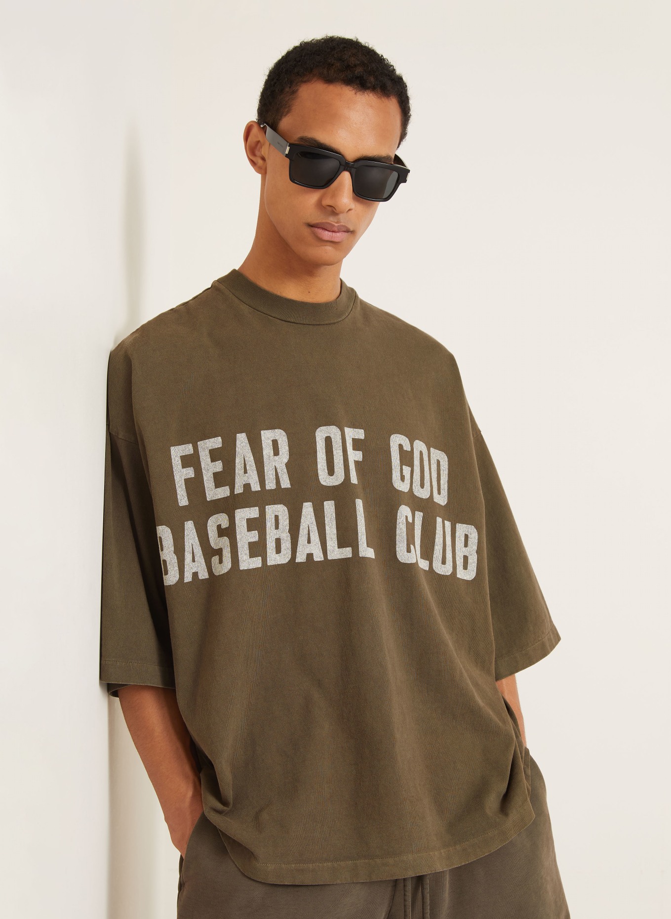 FEAR OF GOD T-Shirt: HELLBRAUN