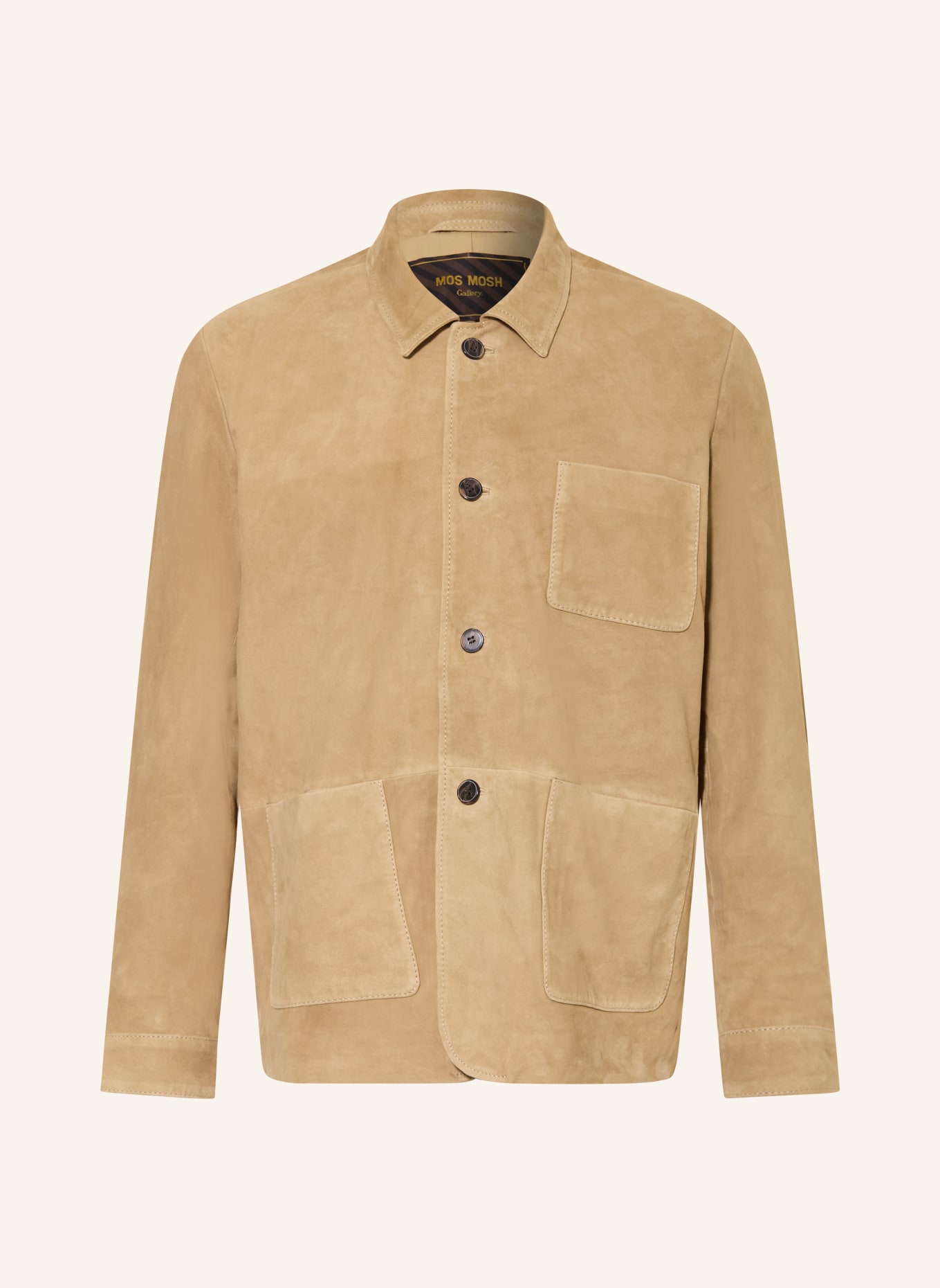 MOS MOSH Gallery Lederjacke MMGCONOR: CAMEL