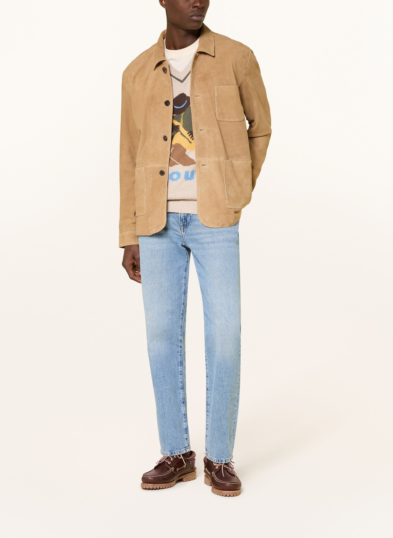 MOS MOSH Gallery Jeans MMGSTEVE Regular Fit: 405 LIGHT BLUE DENIM