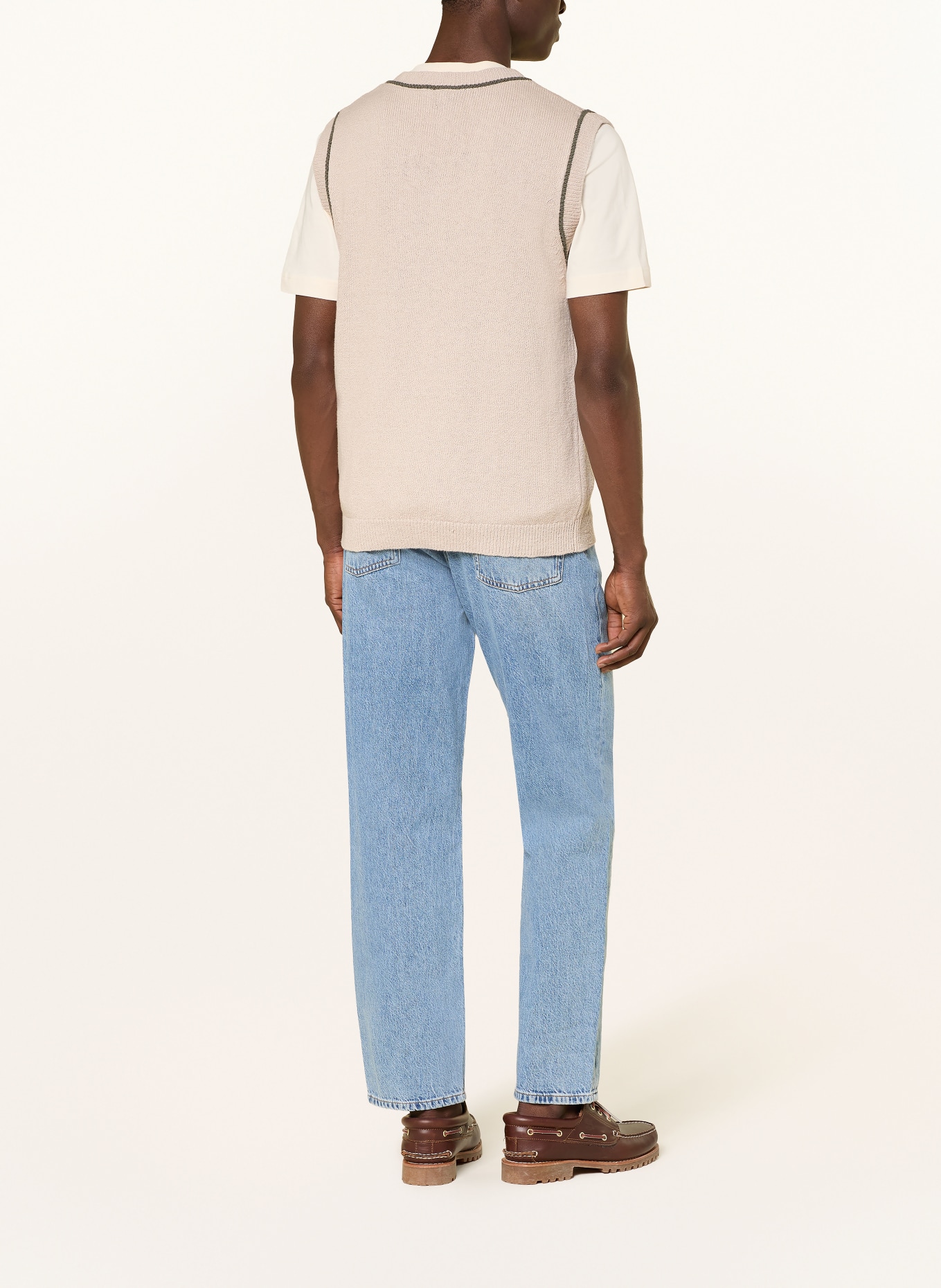 MOS MOSH Gallery Pullunder MMGJAZZ: BEIGE / GROEN