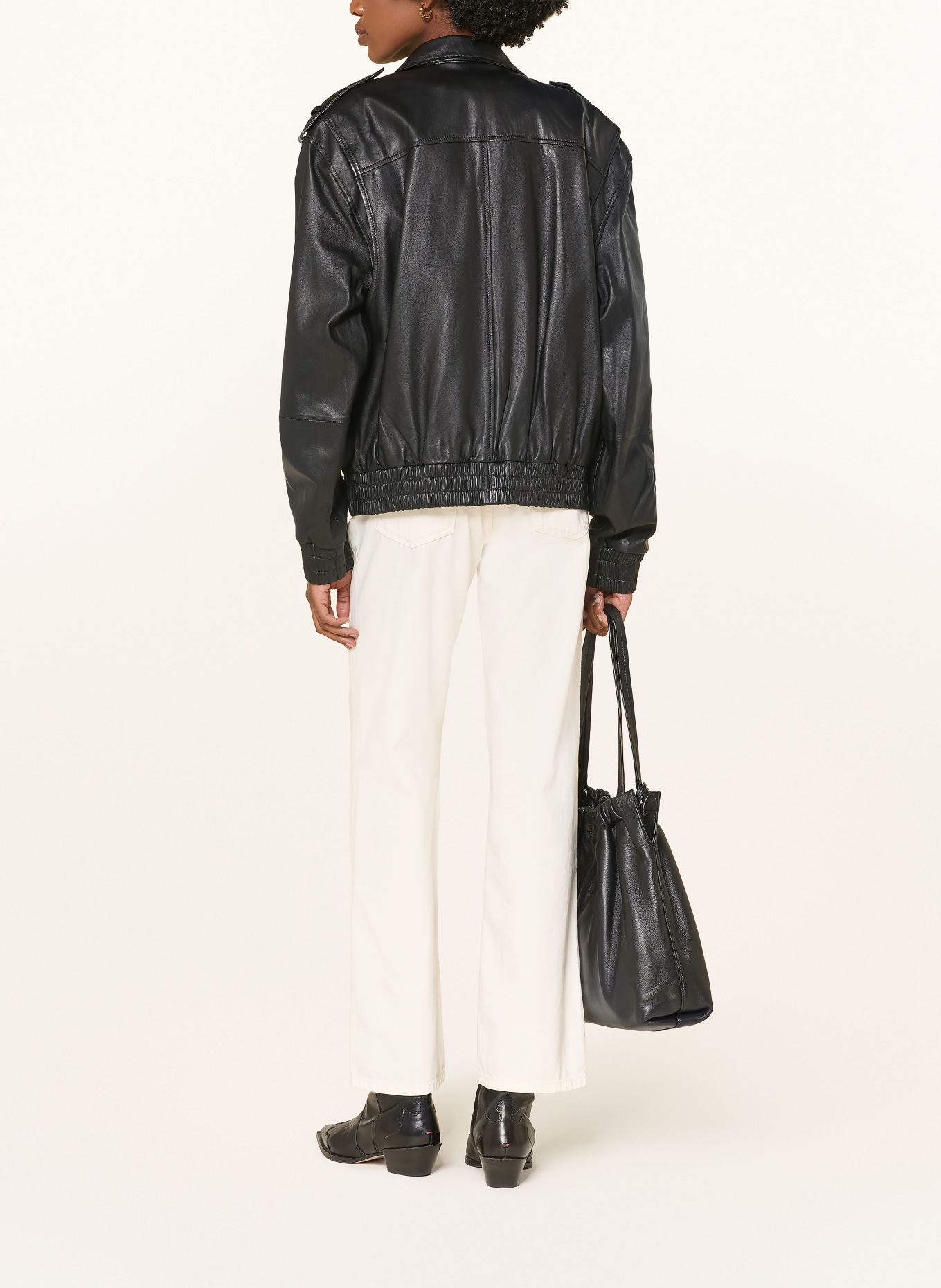 AG Jeans Straight-leg jeans BRINLEY: MARS MARSHMALLOW