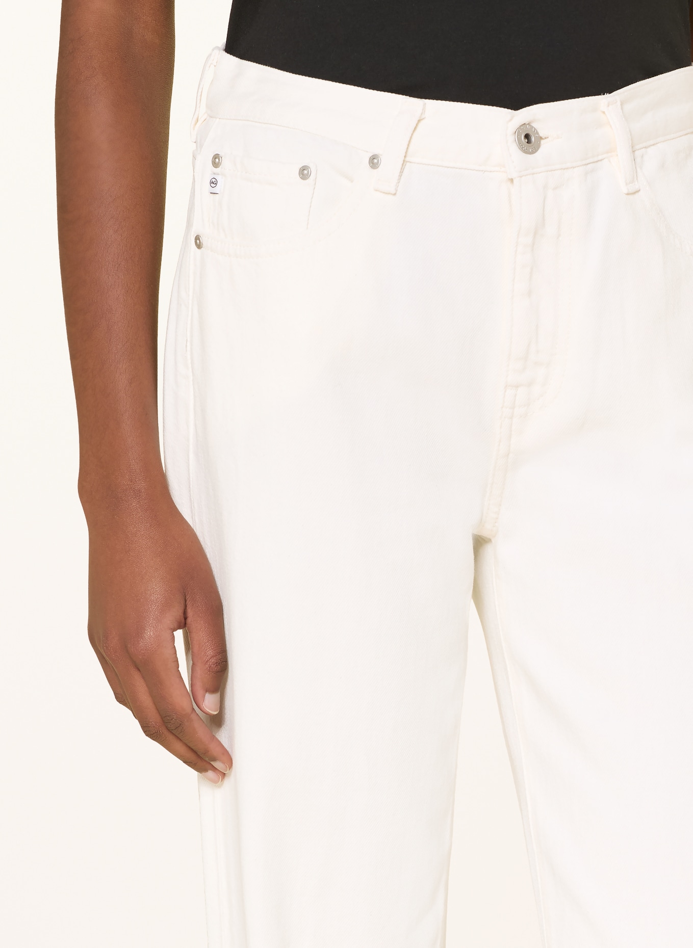 AG Jeans Straight-leg jeans BRINLEY: MARS MARSHMALLOW