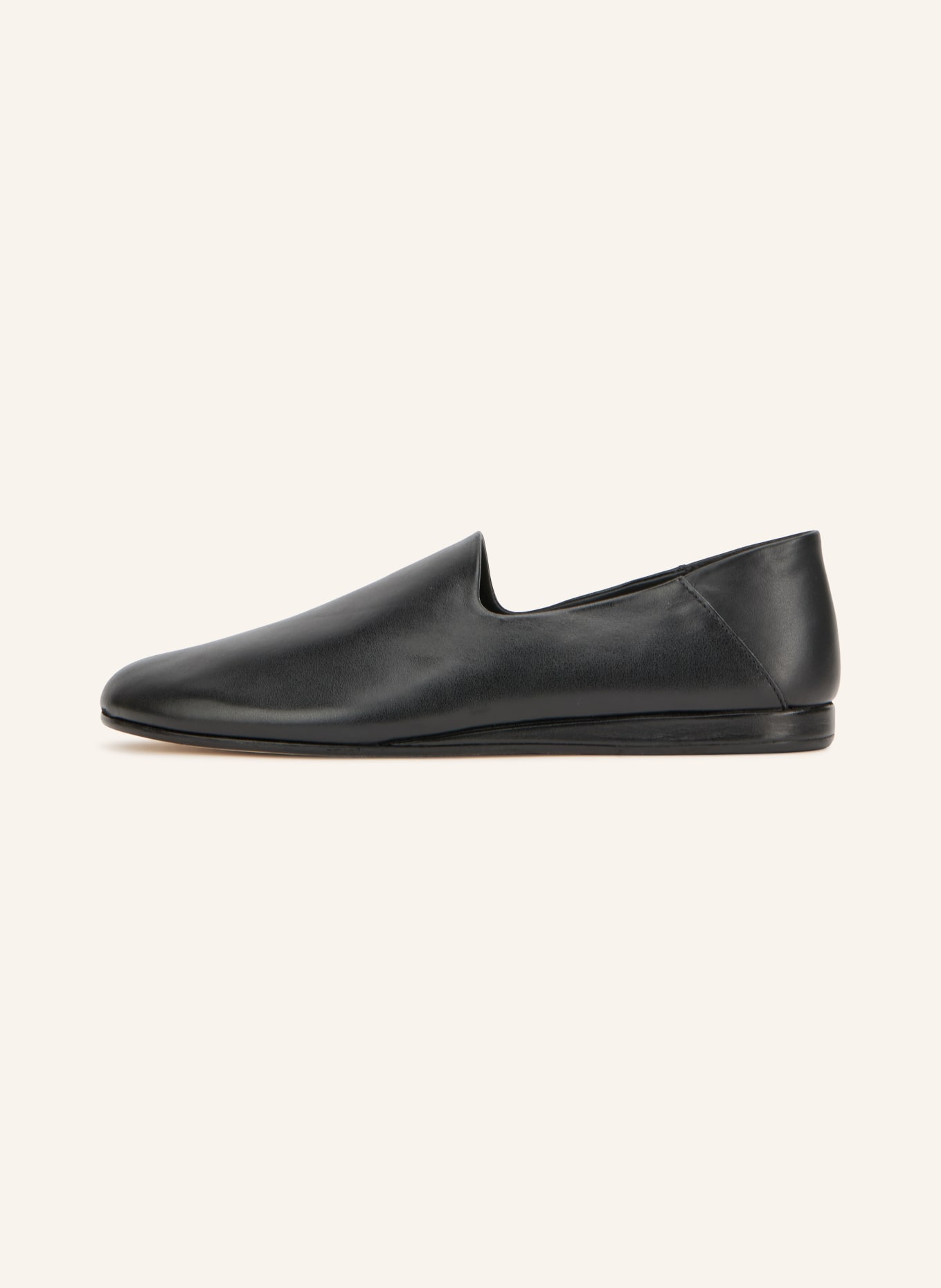 JACQUEMUS Mocassins LES PANTOUFLES avec découpes: NOIR