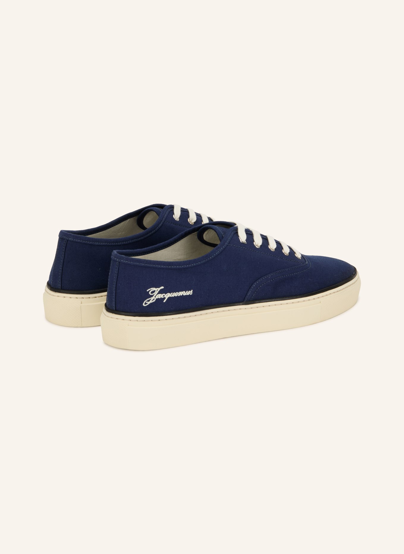 JACQUEMUS Tenisky LES FEFE: TMAVĚ MODRÁ / KRÉMOVÁ