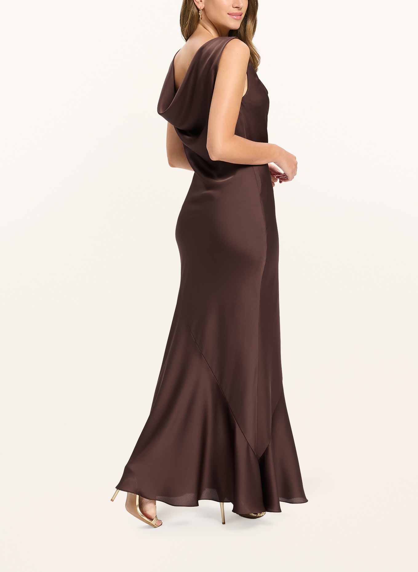 SWING Abendkleid: DUNKELBRAUN