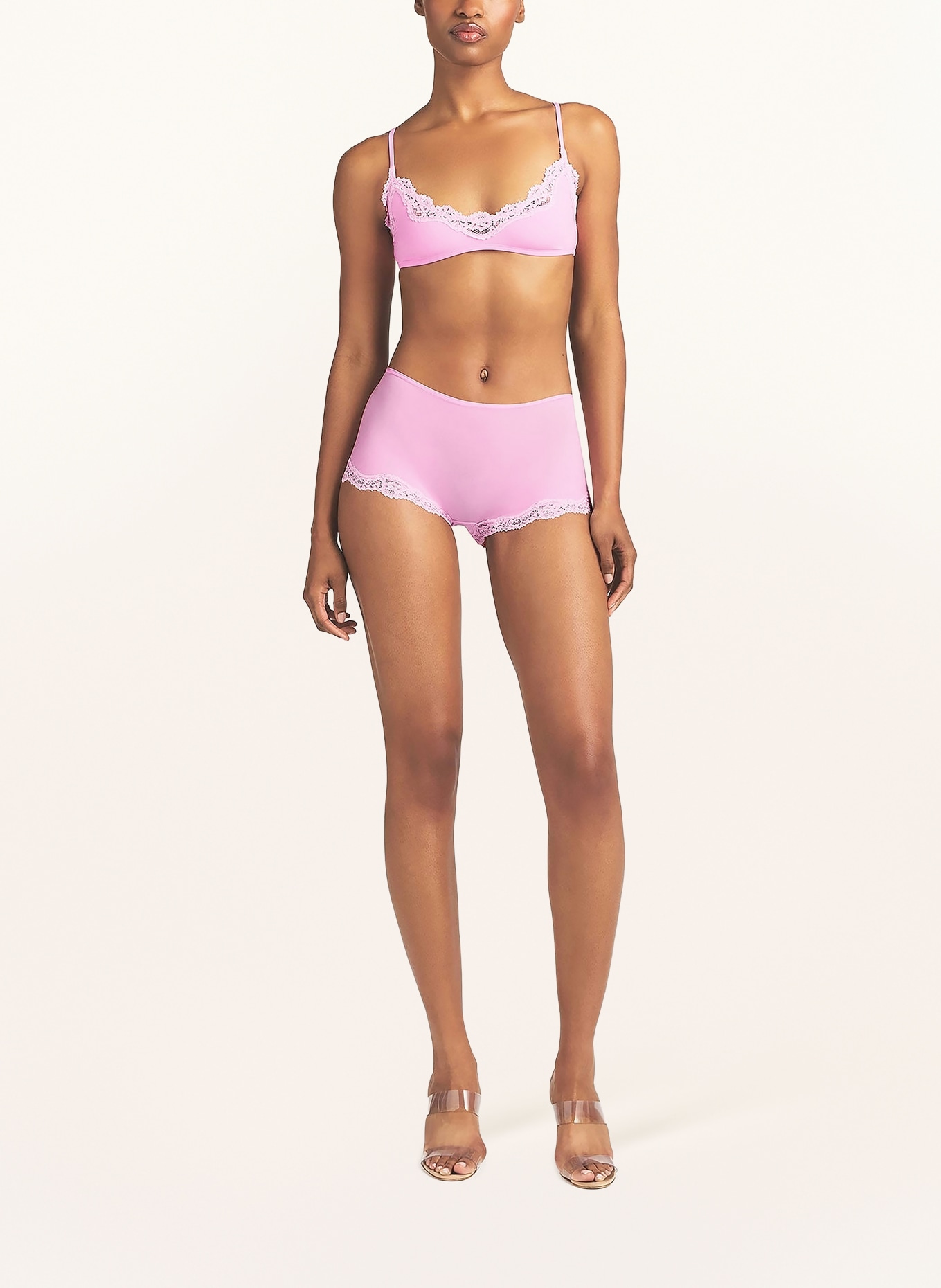 SKIMS Kalhotky FITS EVERBODY LACE: BUBBLEGUM TONAL