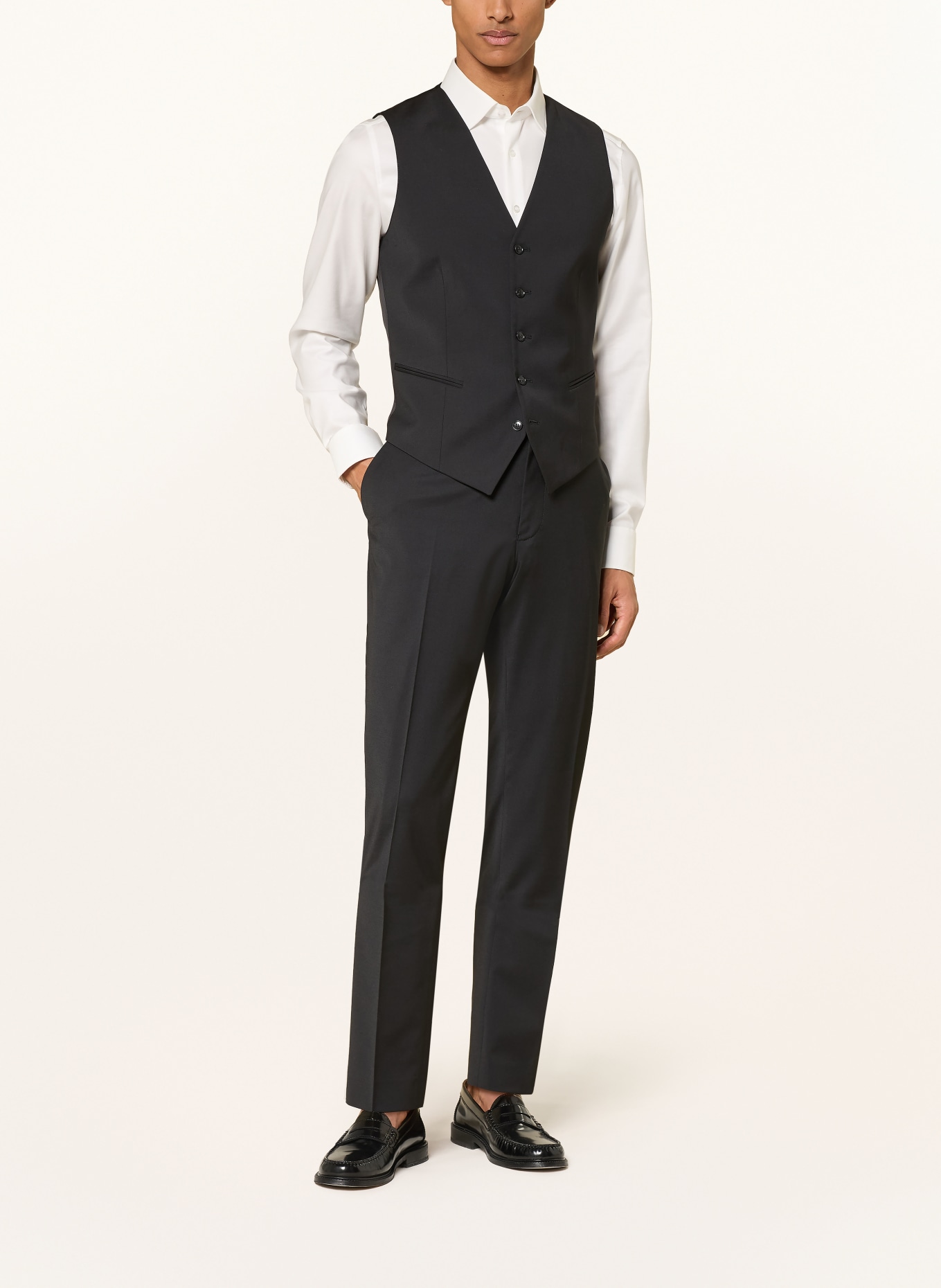 TIGER OF SWEDEN Jakkevest WINSTON Extra Slim Fit: 050 BLACK