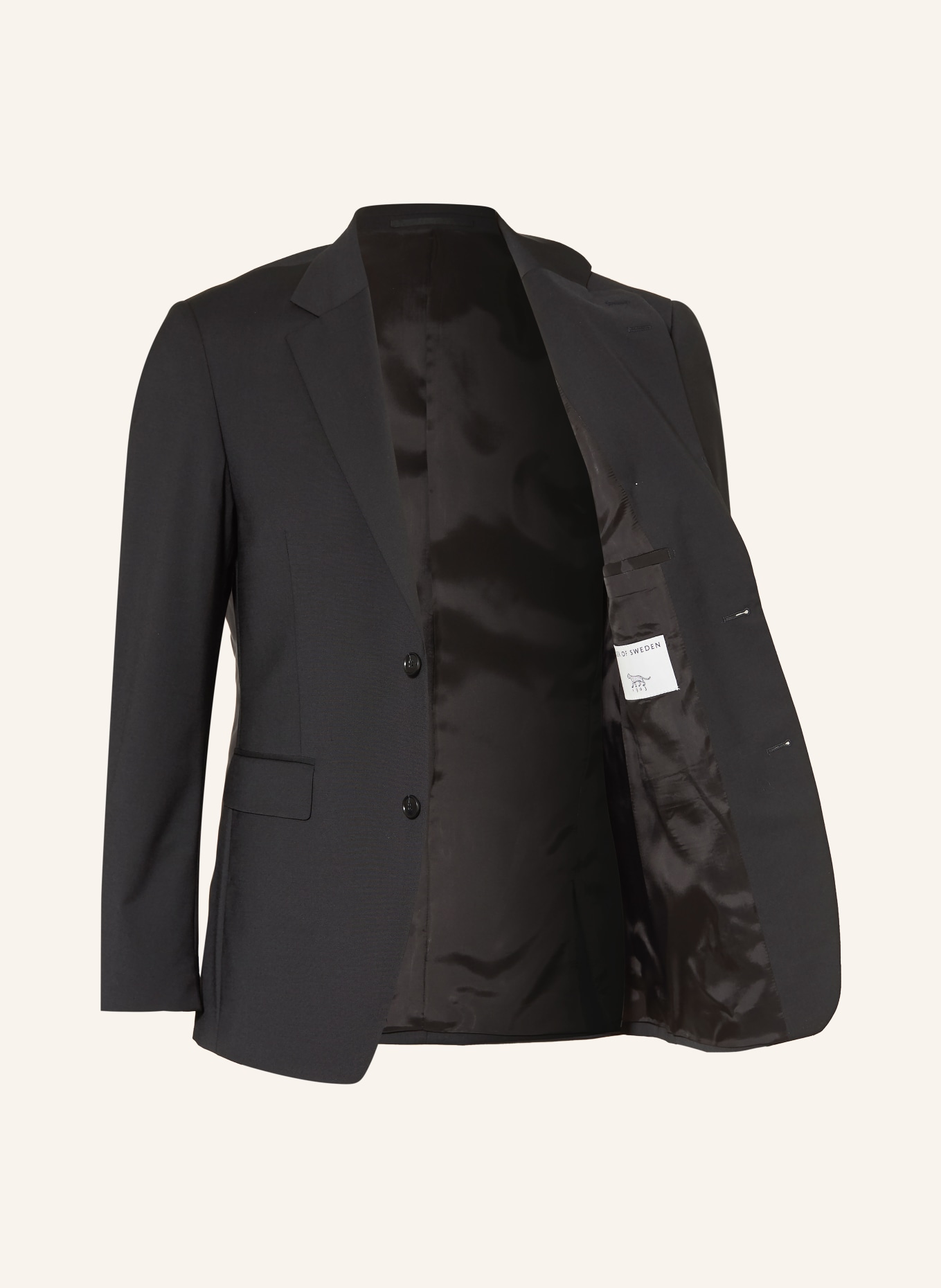 TIGER OF SWEDEN Veste de costume JUSTINS coupe extra slim: 050 BLACK