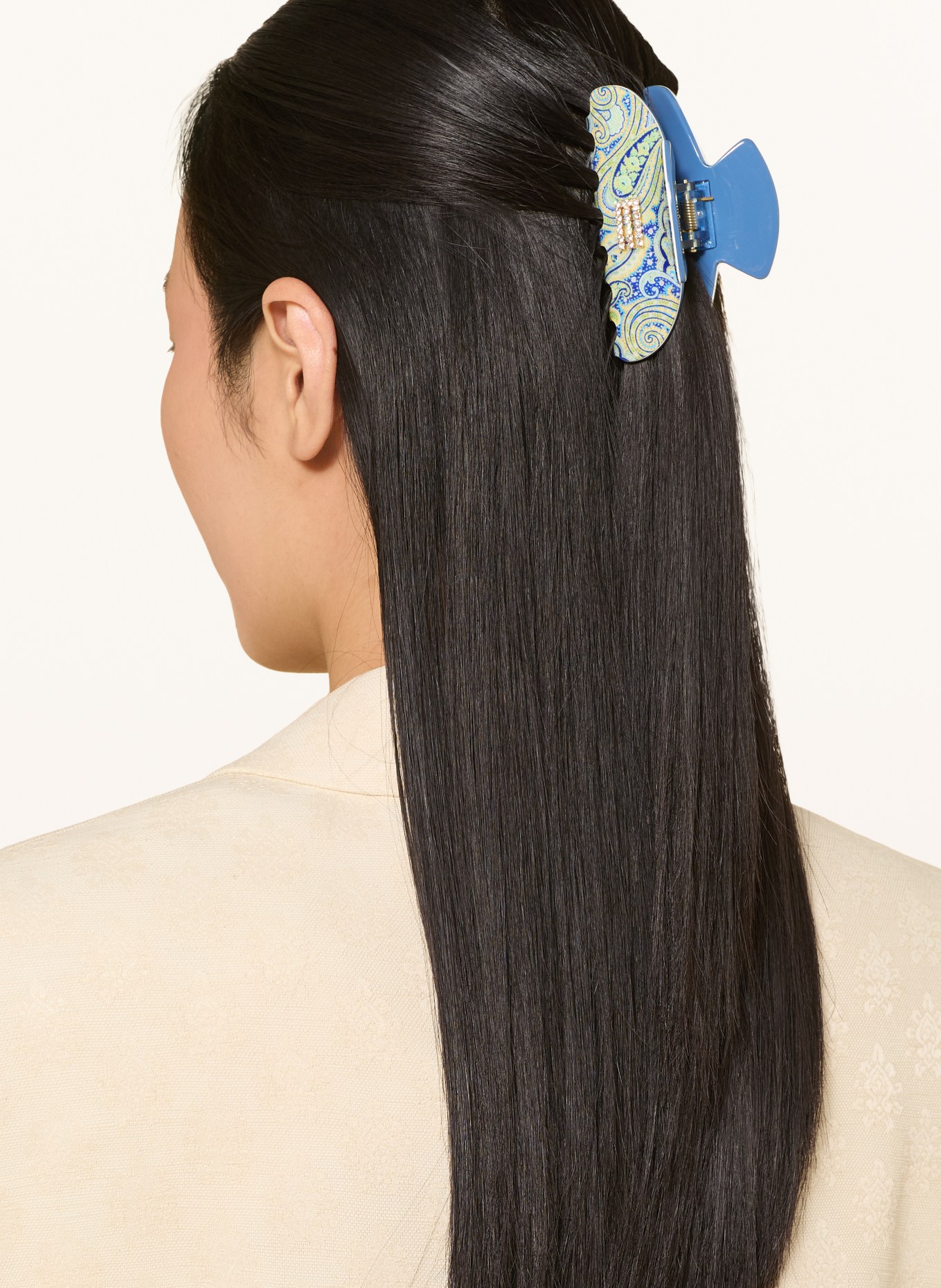 ETRO Haarclip met sierstenen: BLAUW / MINT / LICHTBLAUW