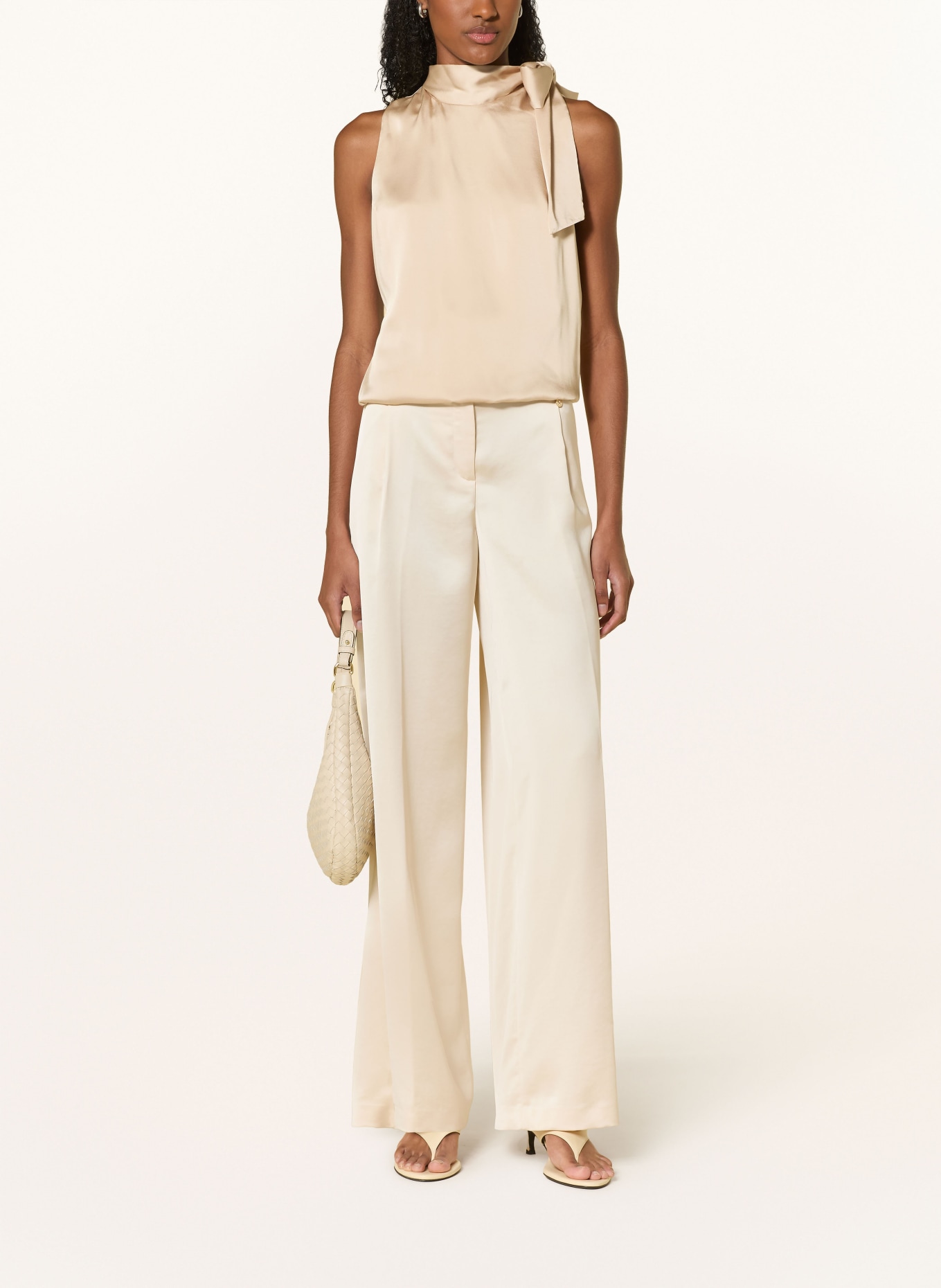 NEO NOIR Satintop VEDA mit Schluppe: BEIGE