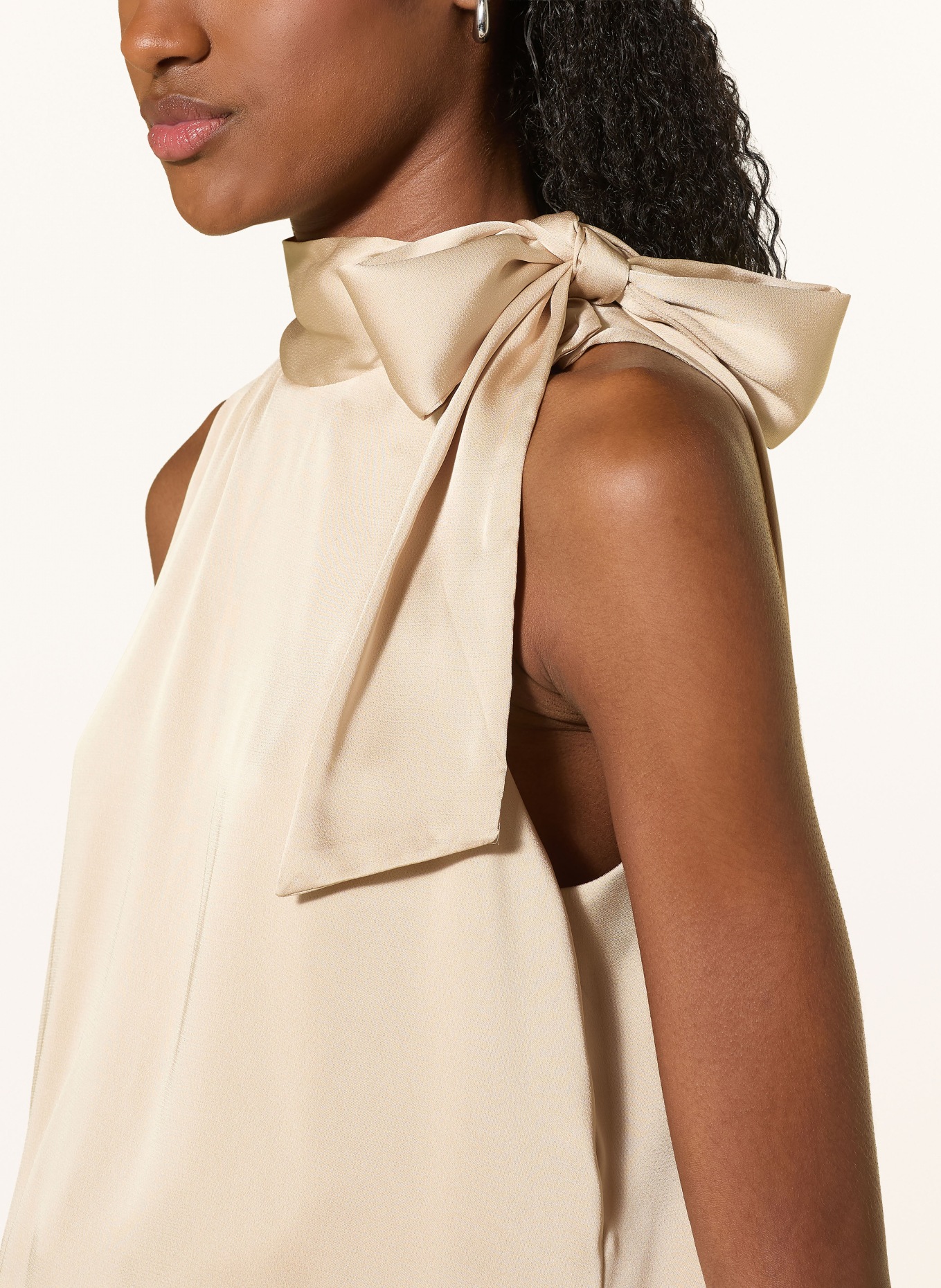 NEO NOIR Satintop VEDA mit Schluppe: BEIGE