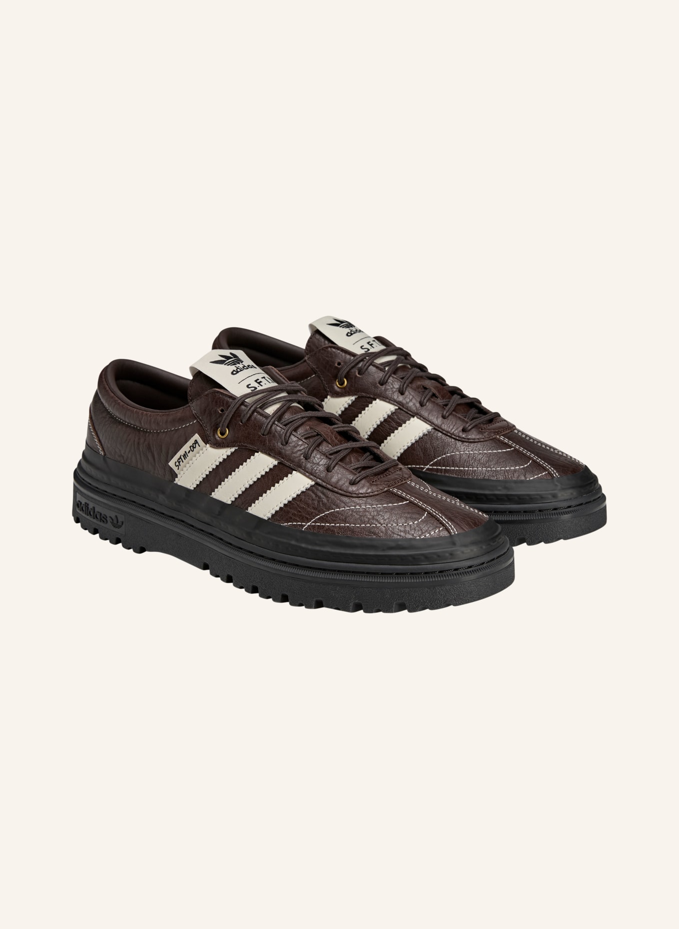 adidas Originals Sneaker SAMBA LX FREIZEIT SFTM: DUNKELBRAUN / WEISS