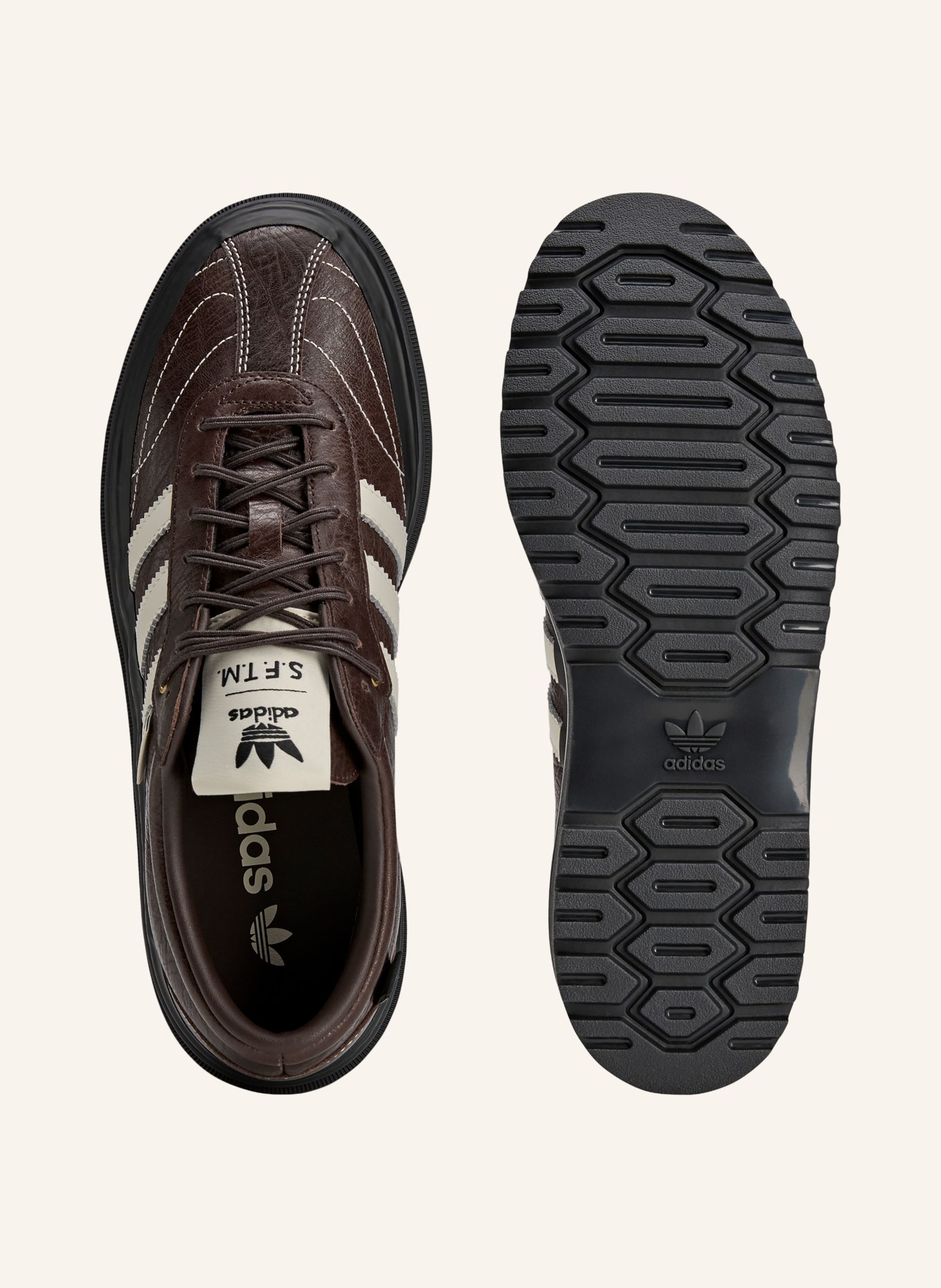 adidas Originals Sneaker SAMBA LX FREIZEIT SFTM: DUNKELBRAUN / WEISS