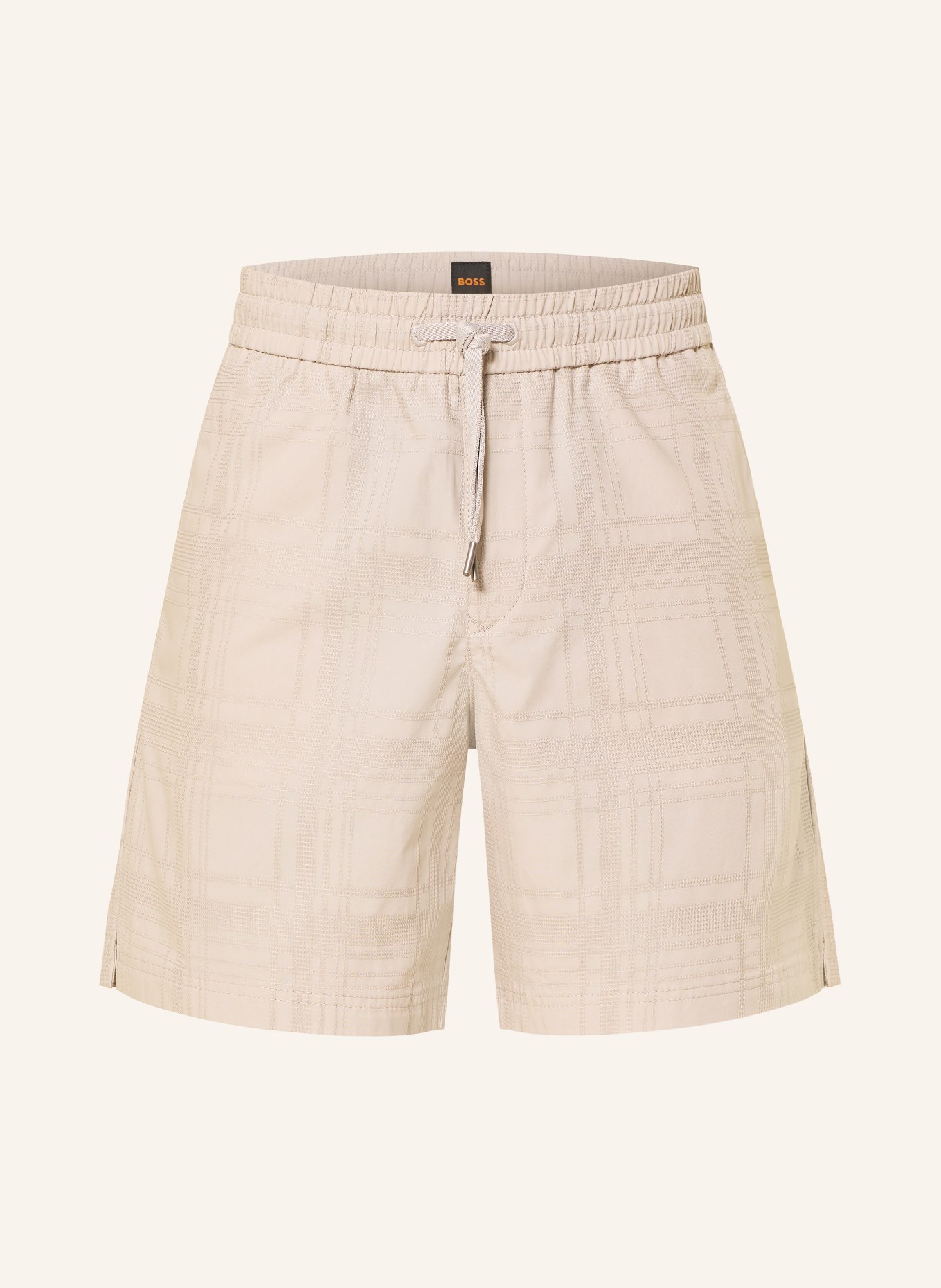 BOSS Shorts SANDREW Tapered Fit: BEIGE