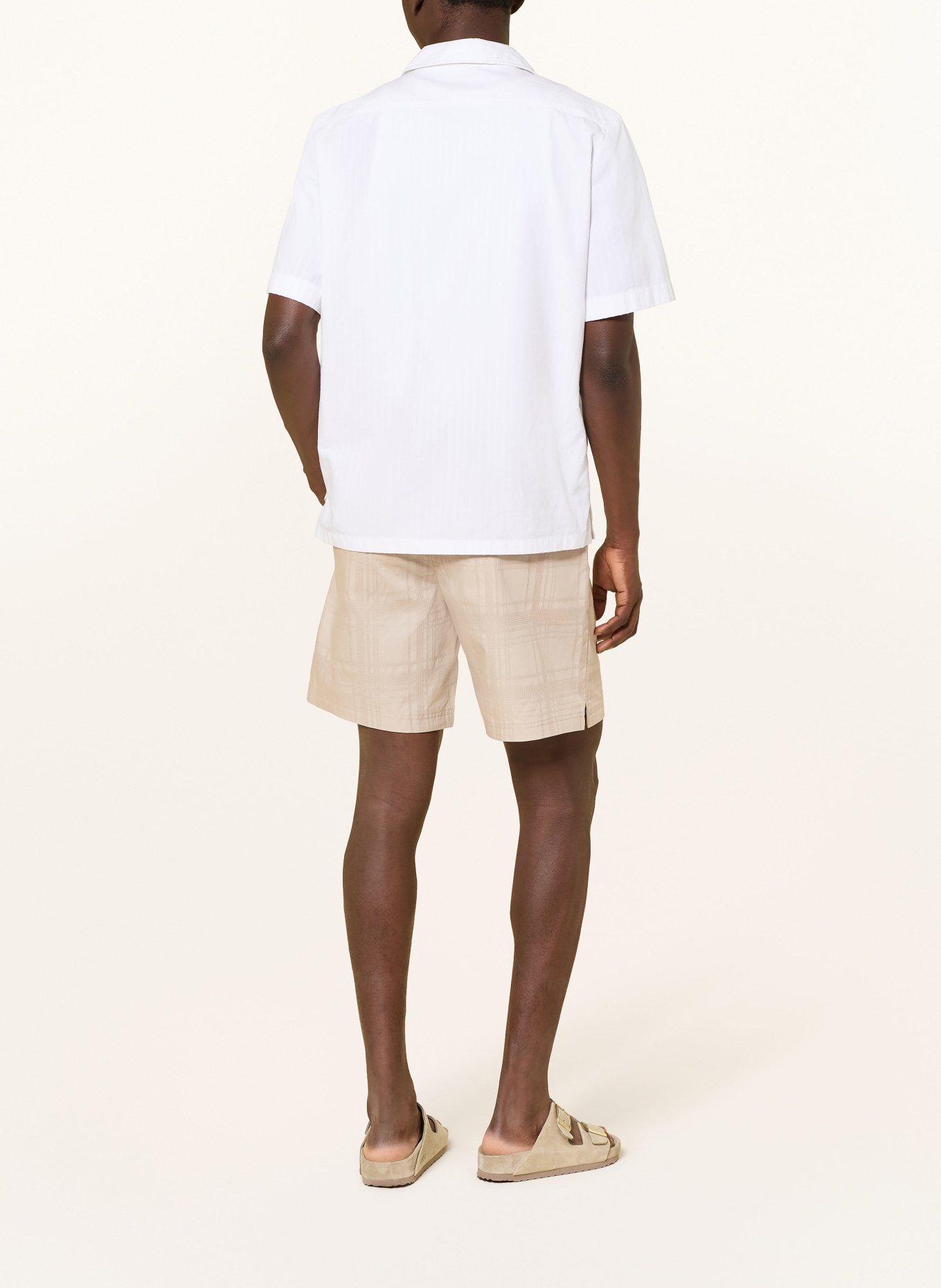BOSS Shorts SANDREW Tapered Fit: BEIGE
