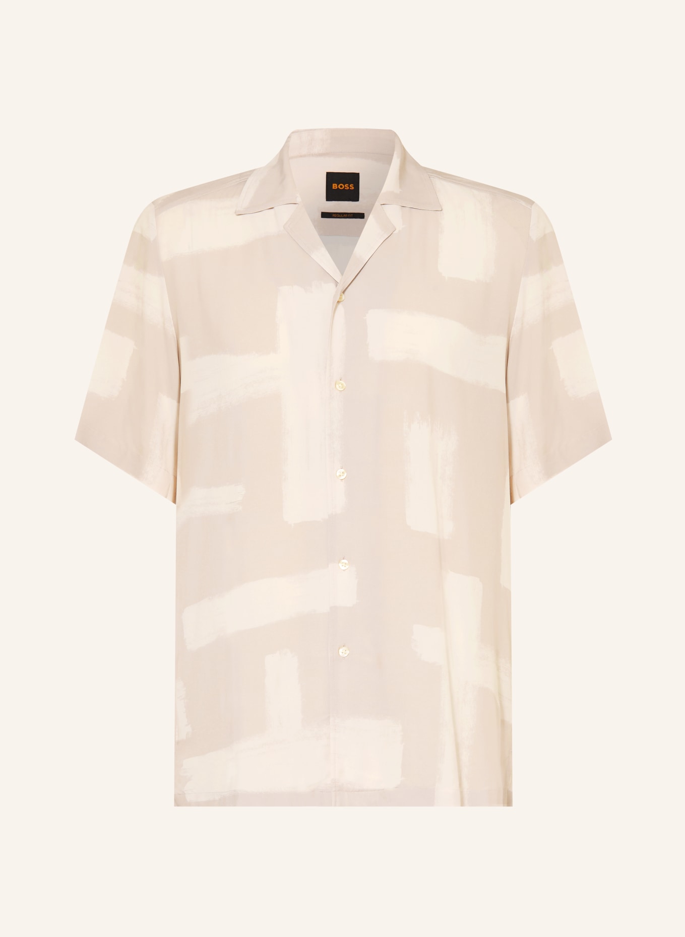 BOSS Resorthemd RAYER Comfort Fit: TAUPE / ECRU