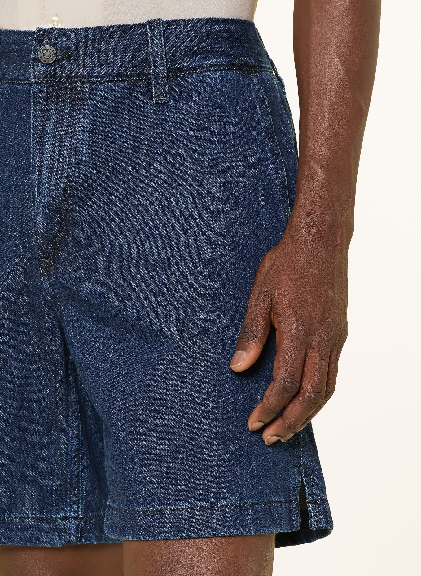 BOSS Jeansshorts SANDREW: 402 DARK BLUE
