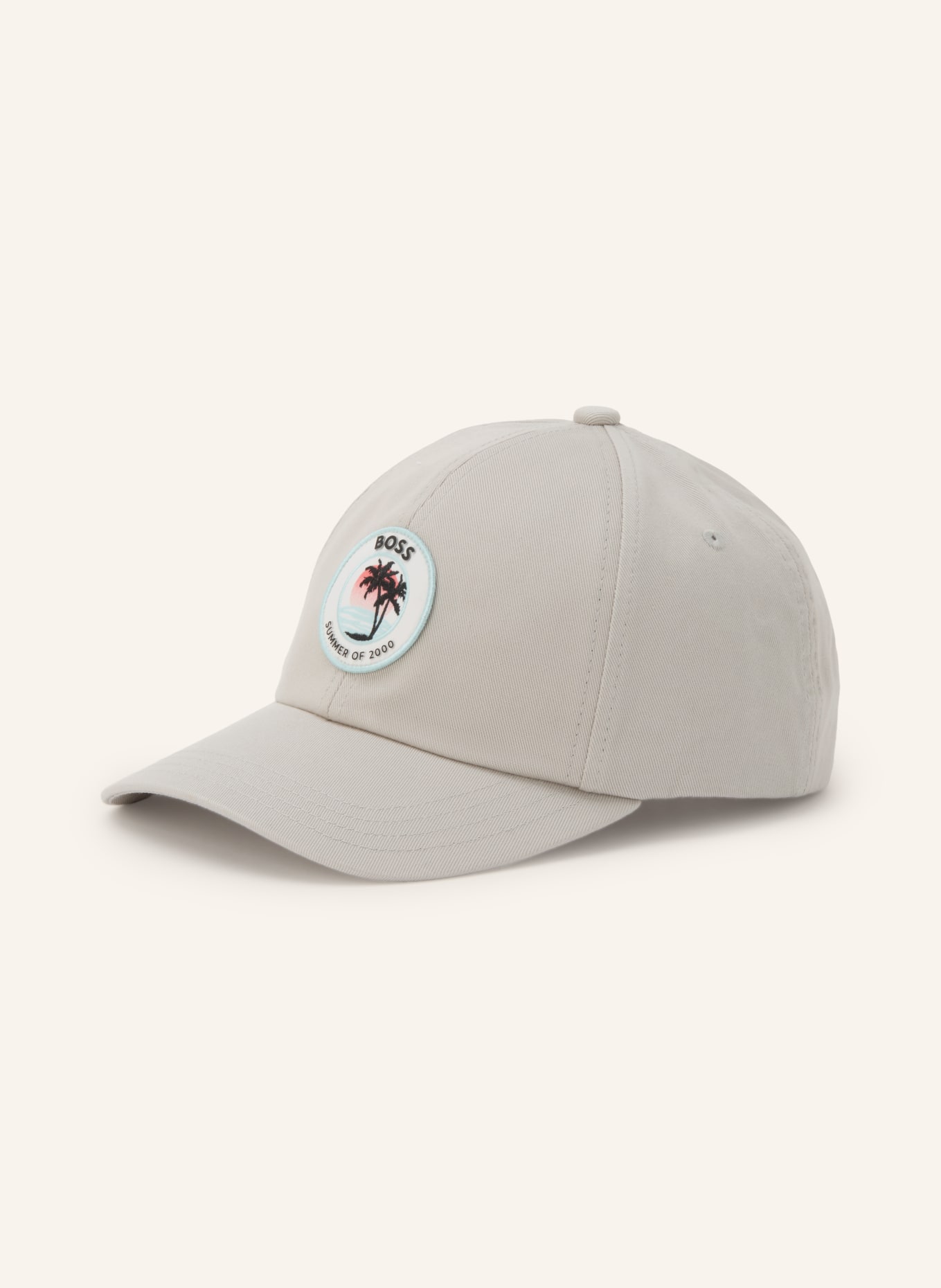 BOSS DERREL Cap: LIGHT GRAY