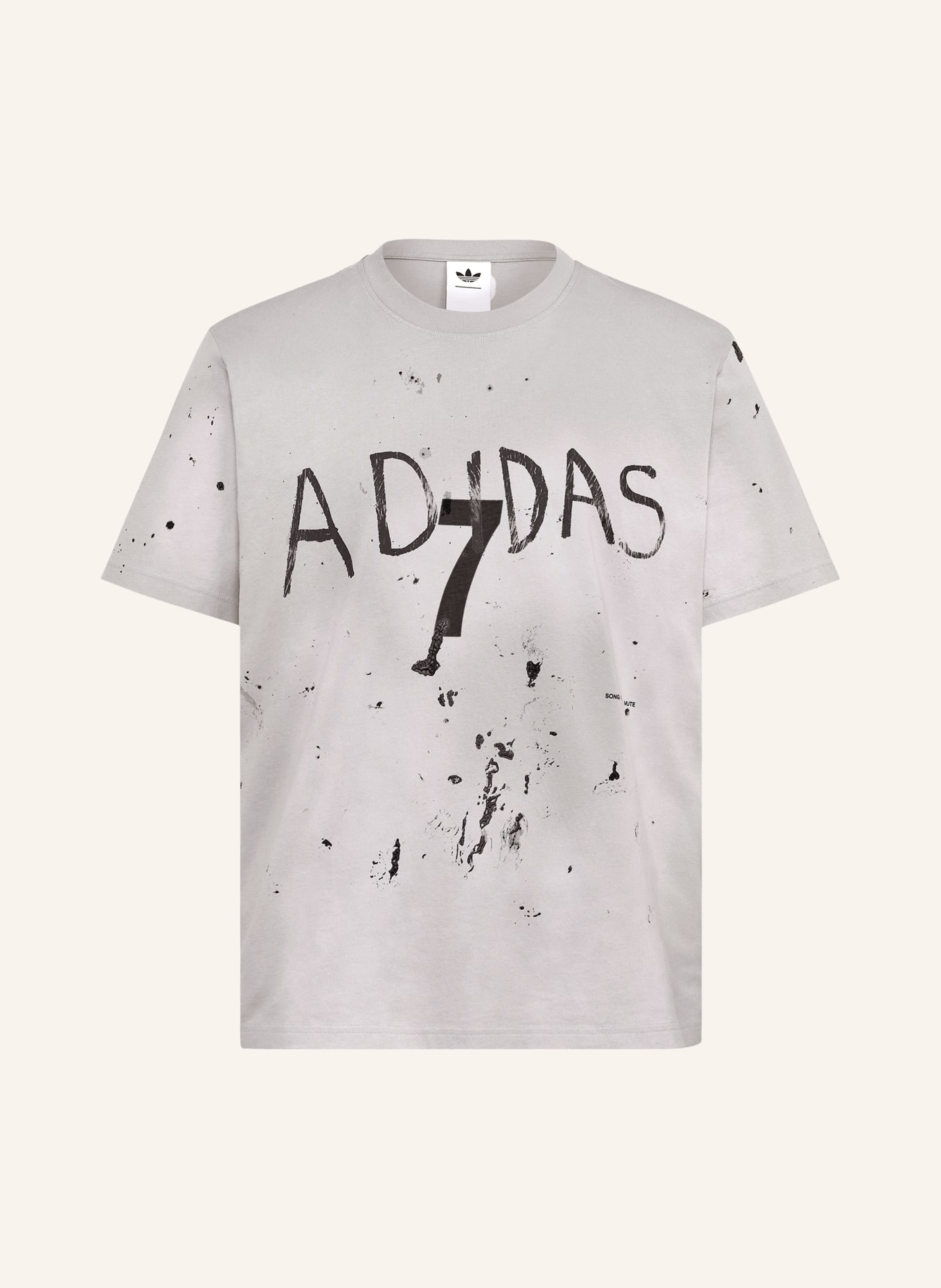 adidas Originals T-shirt SFTM007: LICHTGRIJS / GRIJS / ZWART