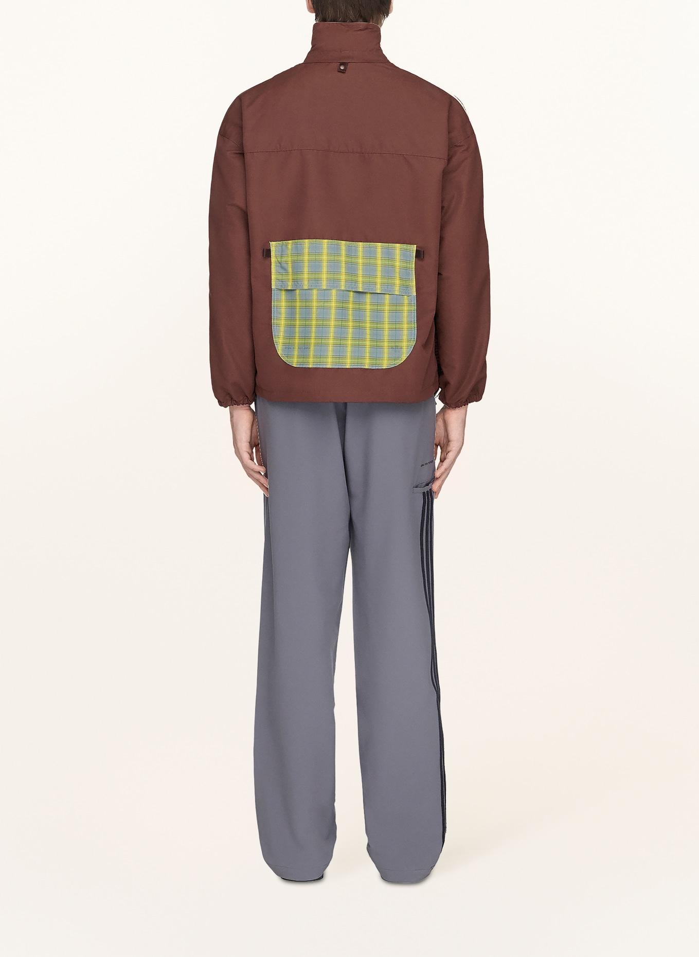 adidas Originals Jacke SFTM007: DUNKELBRAUN / CREME / GELB